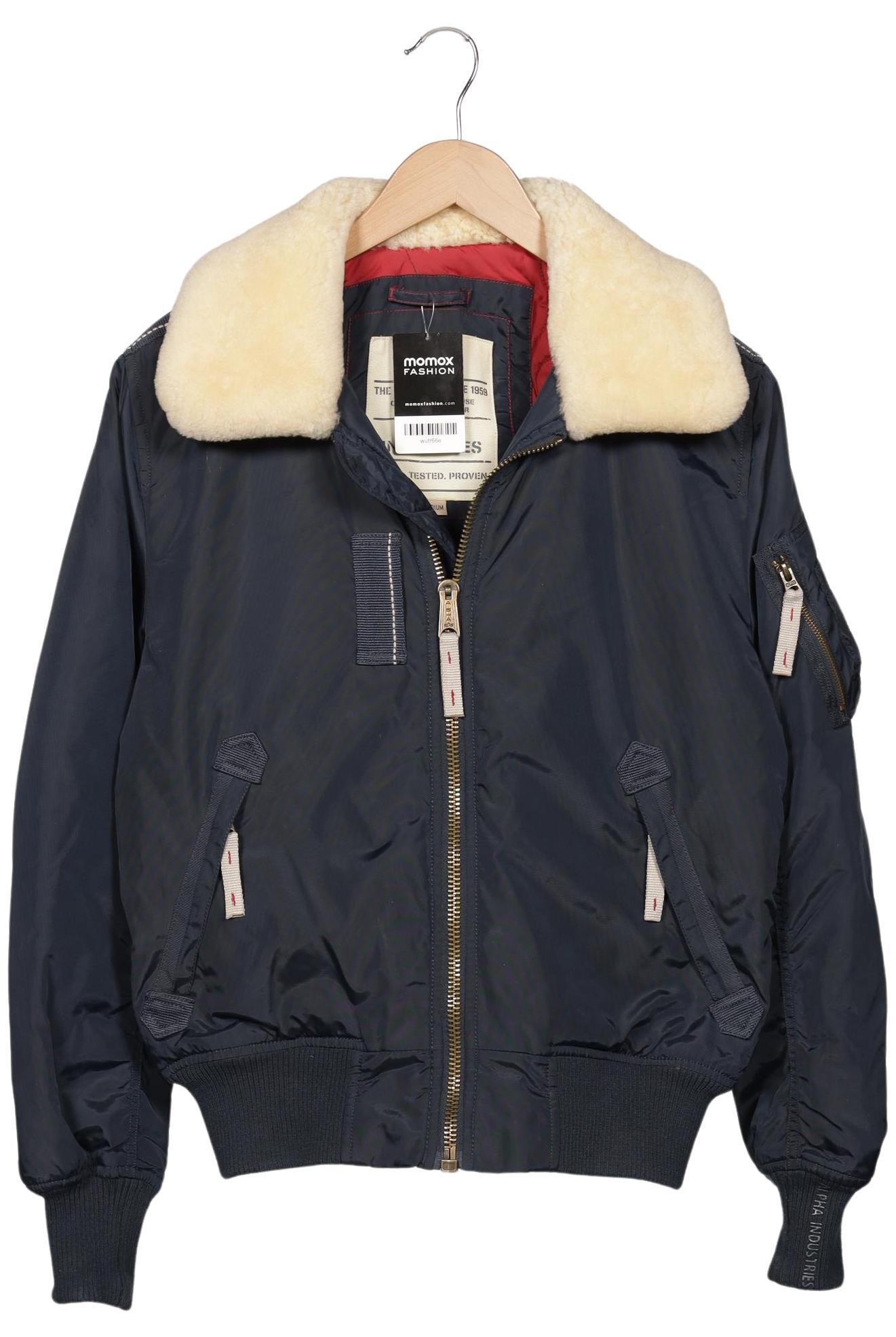 

Alpha industries Herren Jacke, marineblau, Gr. 48