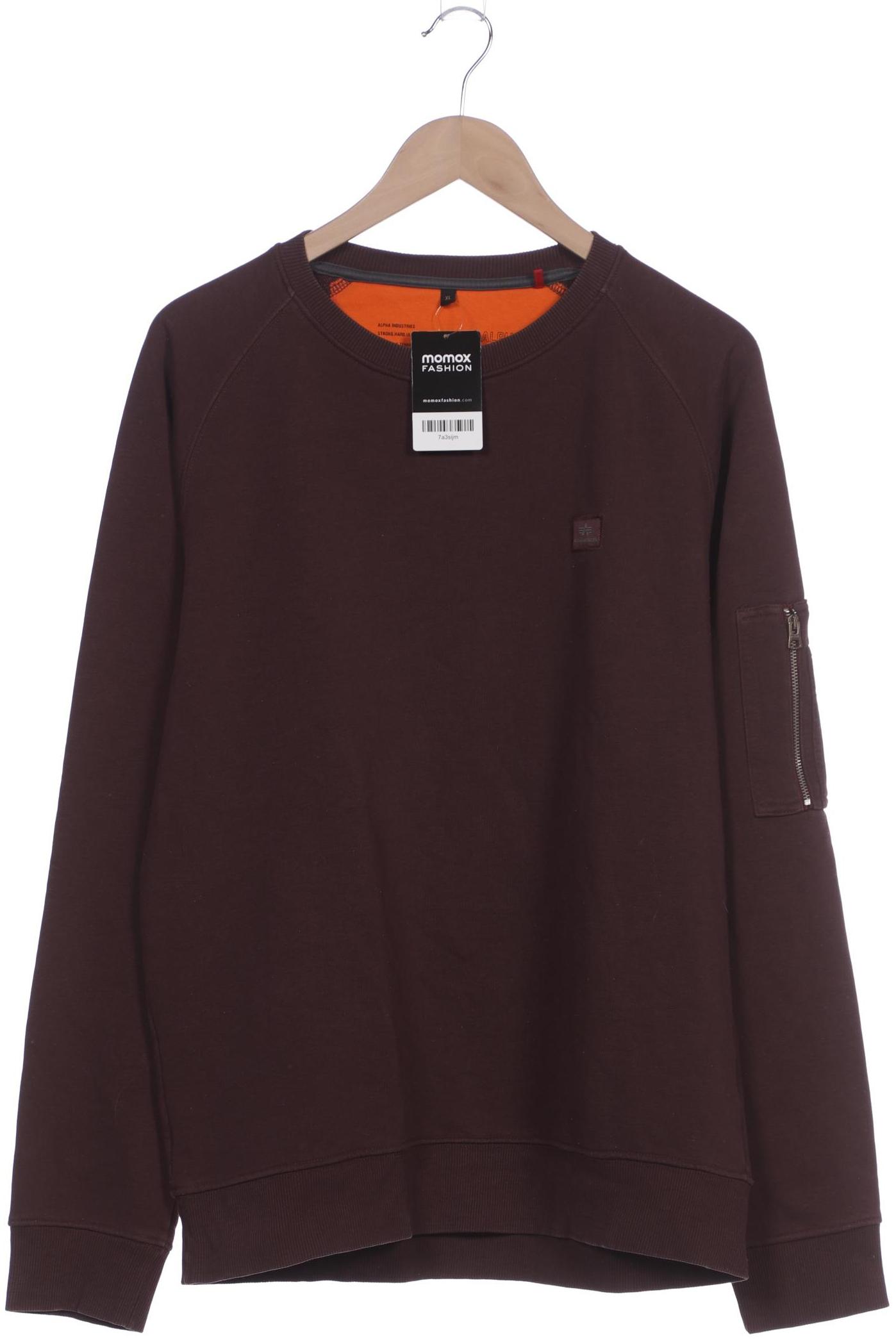 

Alpha industries Herren Sweatshirt, bordeaux, Gr. 54