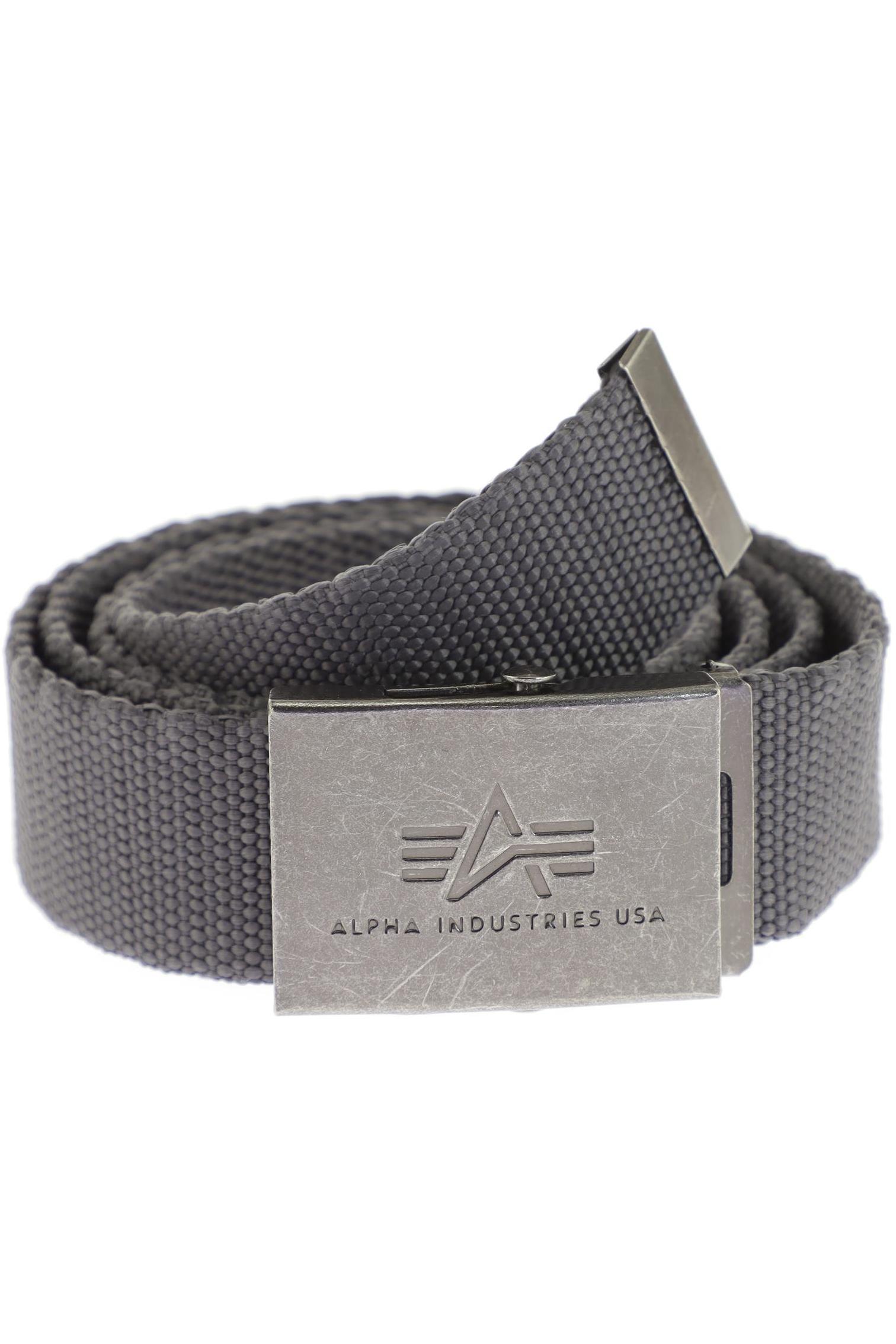 

Alpha industries Herren Gürtel, grau, Gr. 115