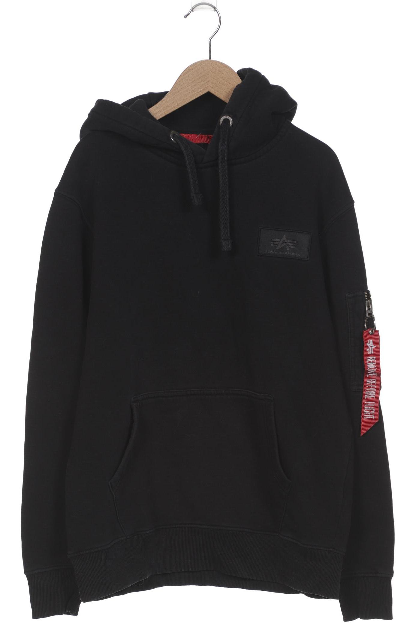 

Alpha industries Herren Kapuzenpullover, schwarz, Gr. 48