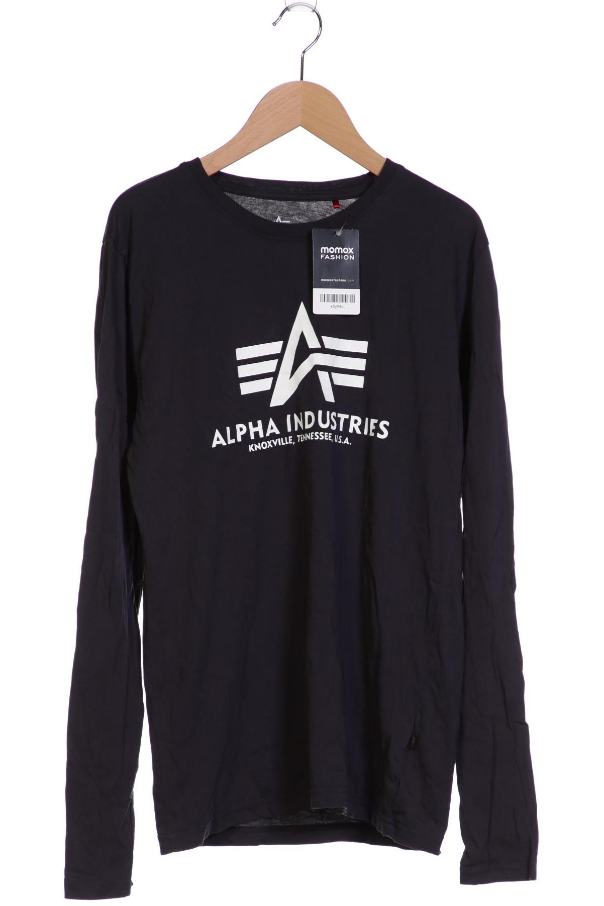 

Alpha industries Herren Langarmshirt, grau