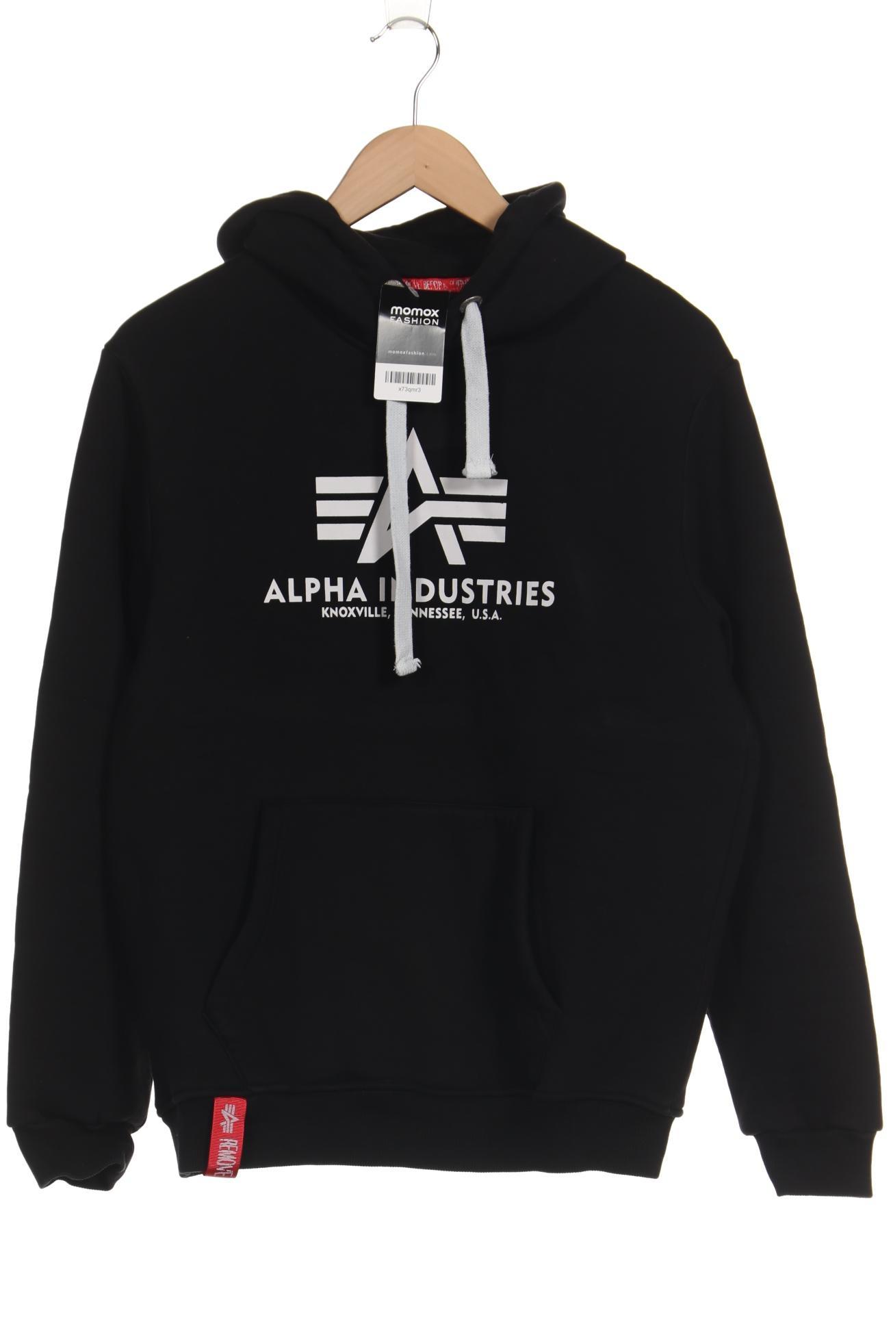 

Alpha industries Herren Kapuzenpullover, schwarz, Gr. 48