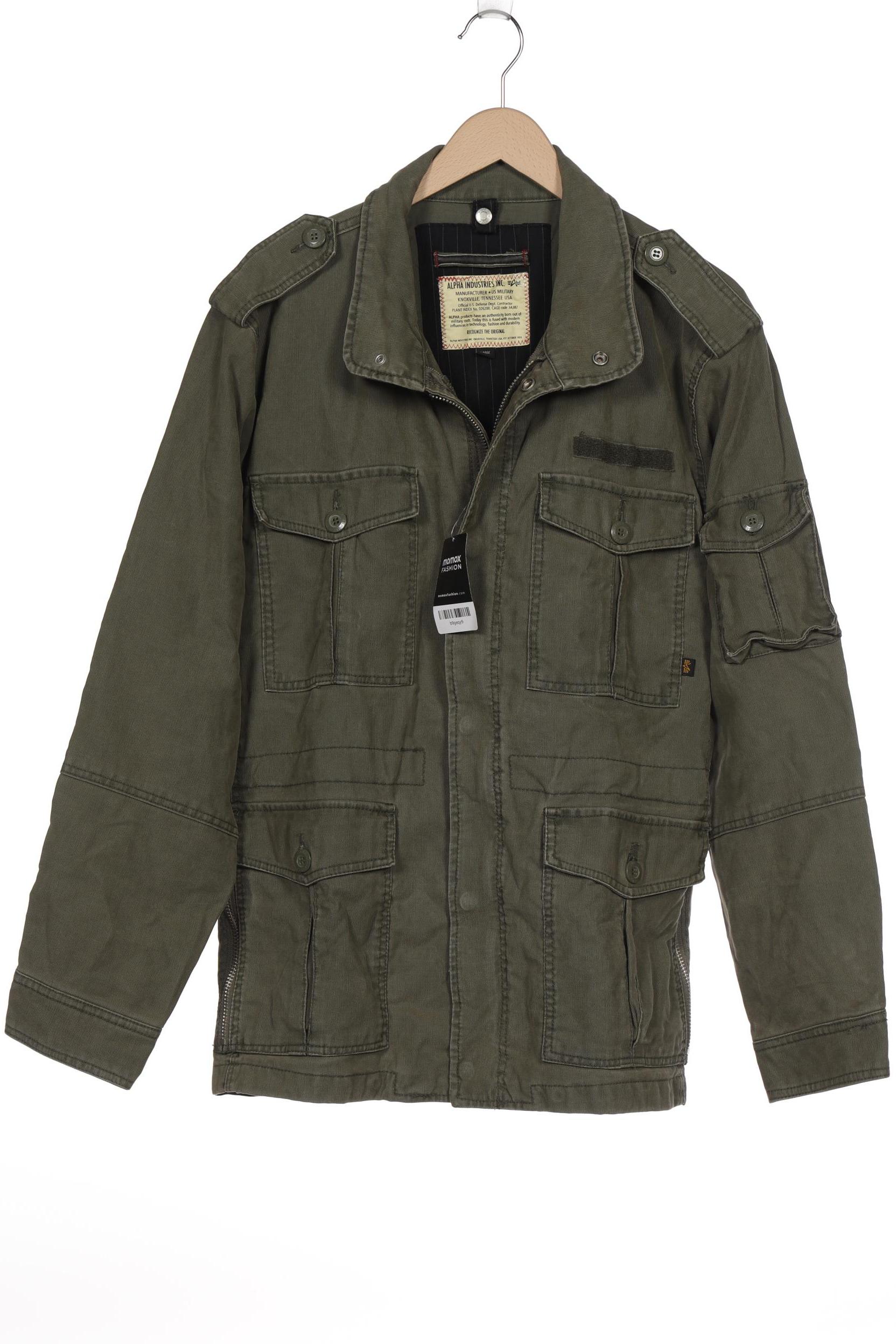 

Alpha industries Herren Jacke, grün, Gr. 52