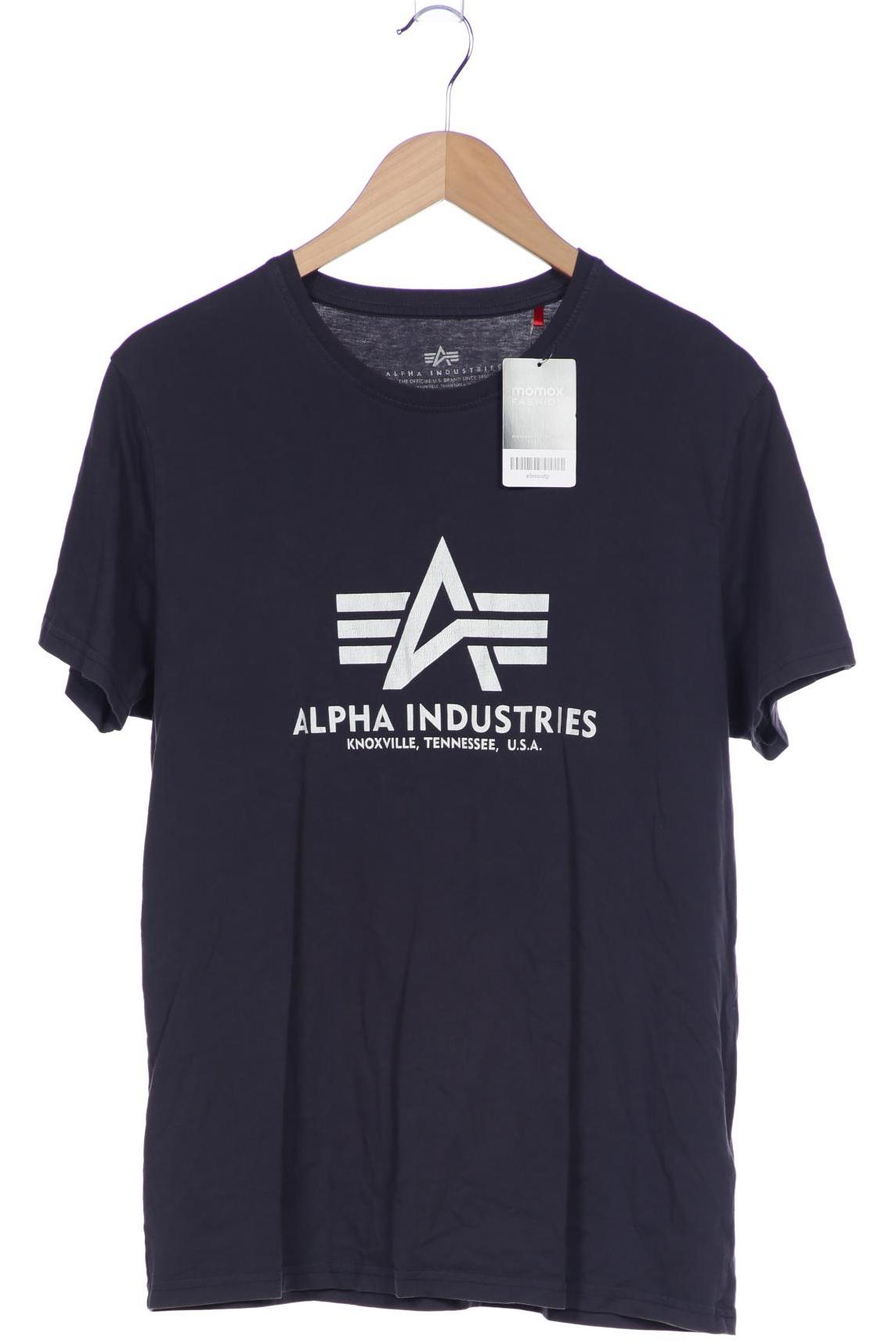 

Alpha industries Herren T-Shirt, marineblau, Gr. 52
