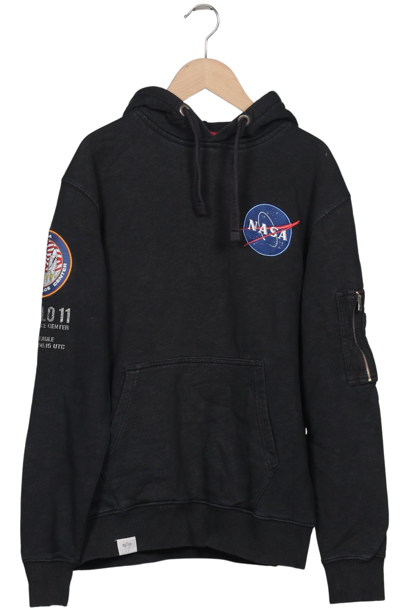 

Alpha industries Herren Kapuzenpullover, schwarz, Gr. 46