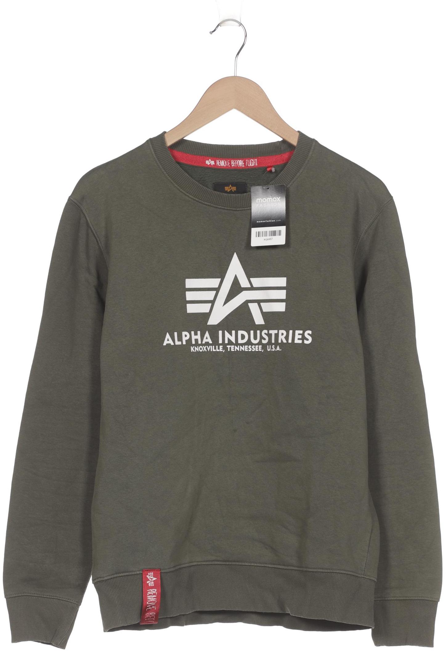 

Alpha industries Herren Sweatshirt, grün, Gr. 48