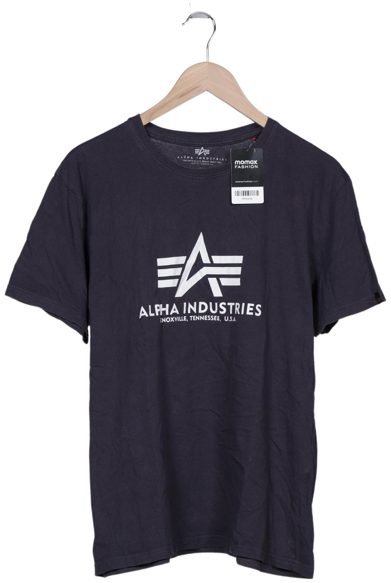 

Alpha industries Herren T-Shirt, marineblau, Gr. 54