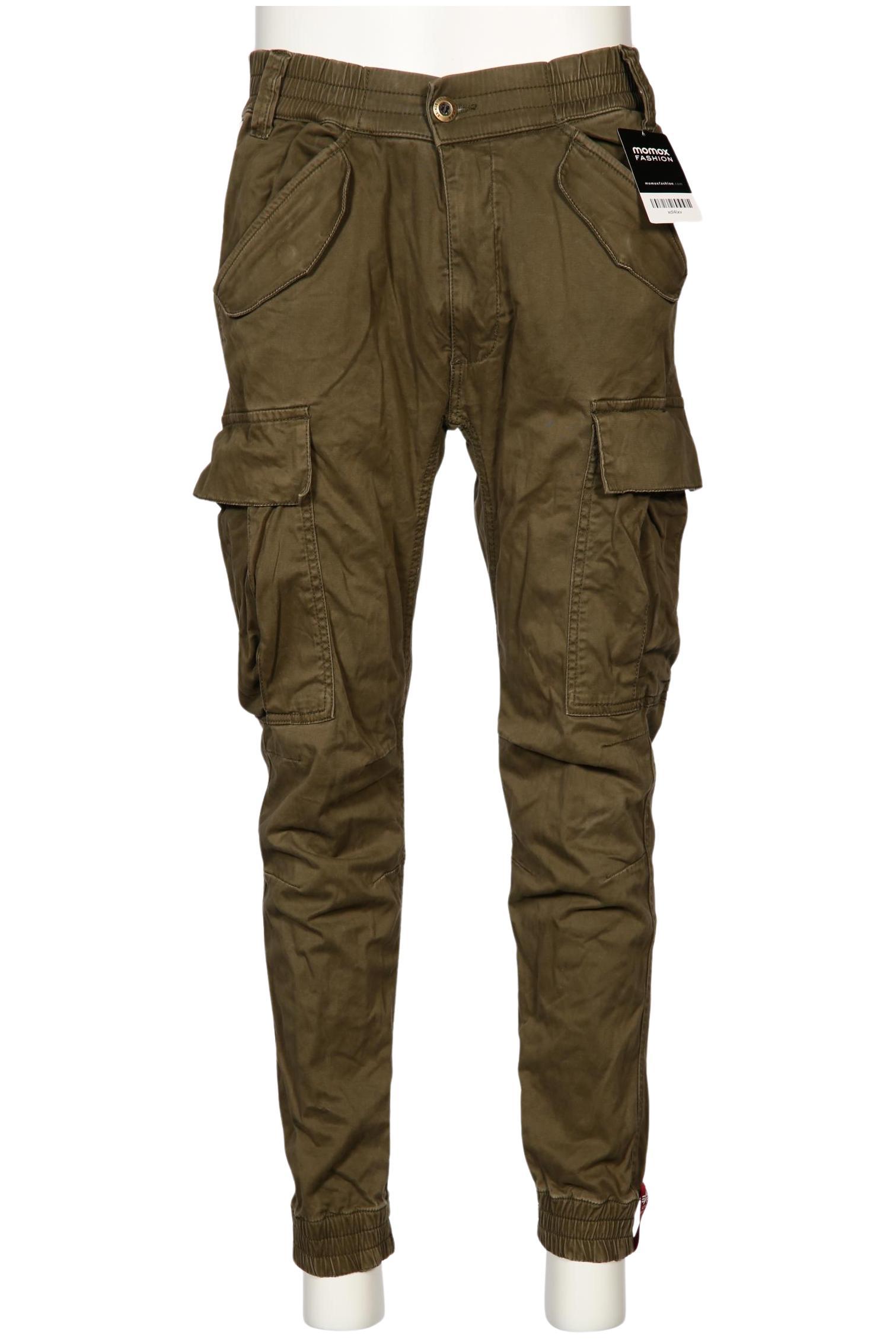 

Alpha industries Herren Stoffhose, grün, Gr. 32