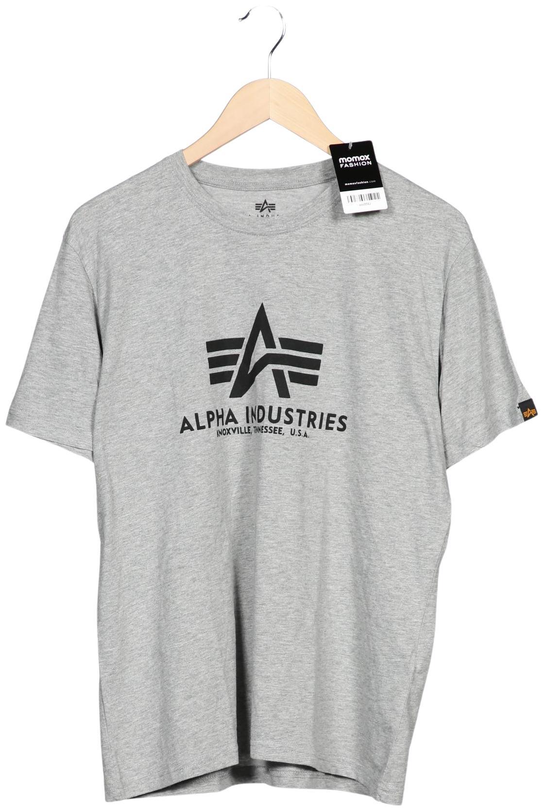

Alpha industries Herren T-Shirt, grau, Gr. 52