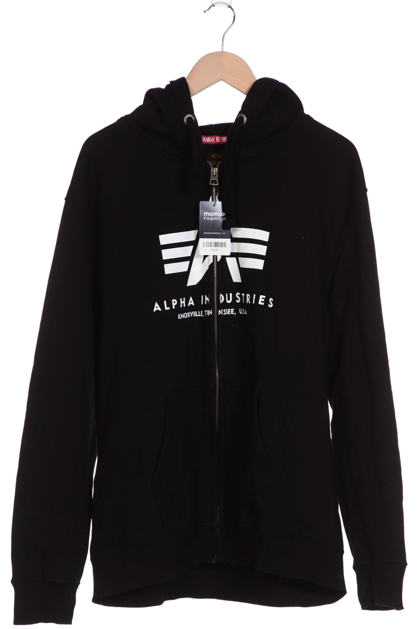

Alpha industries Herren Kapuzenpullover, schwarz