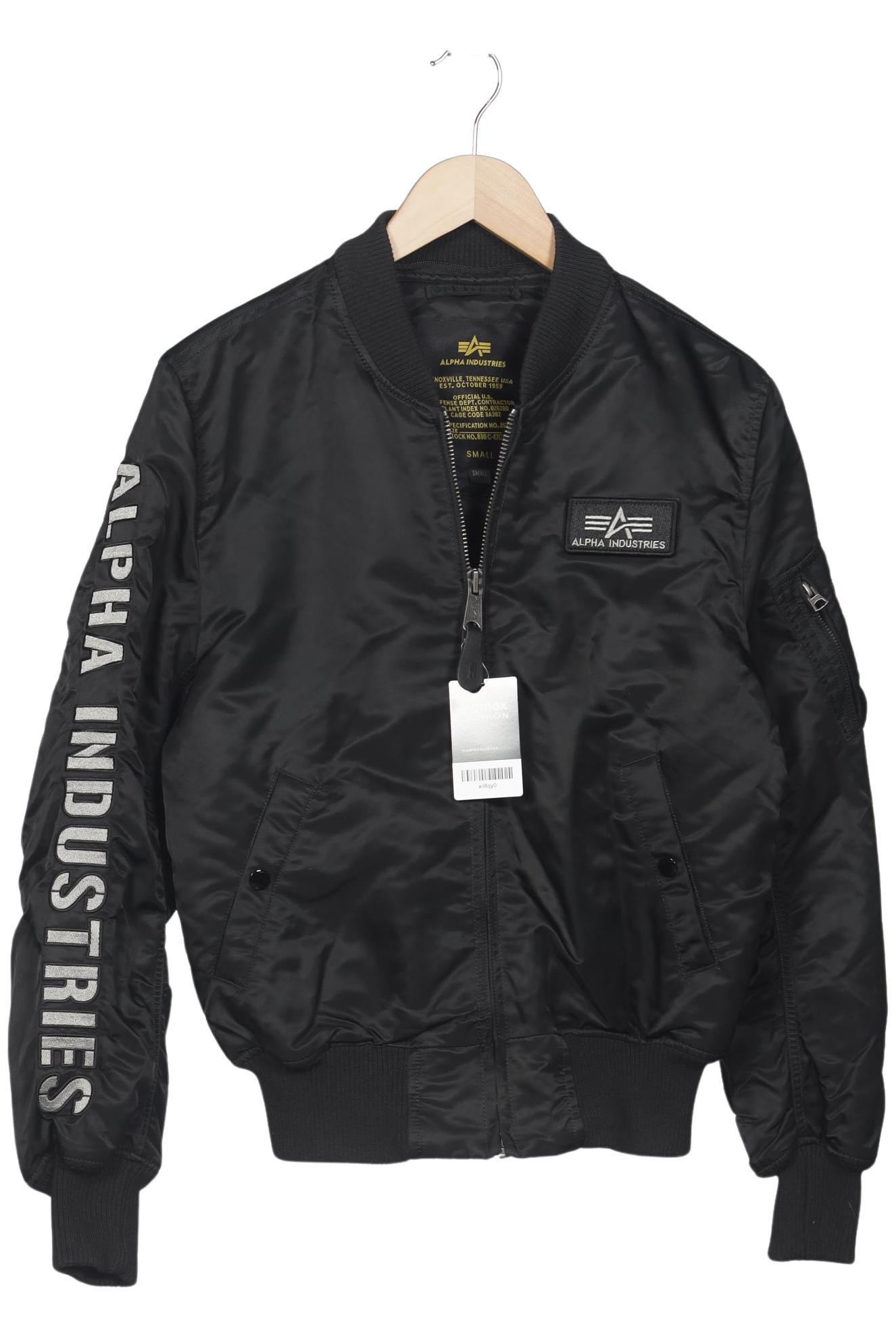 

Alpha industries Herren Jacke, schwarz, Gr. 46