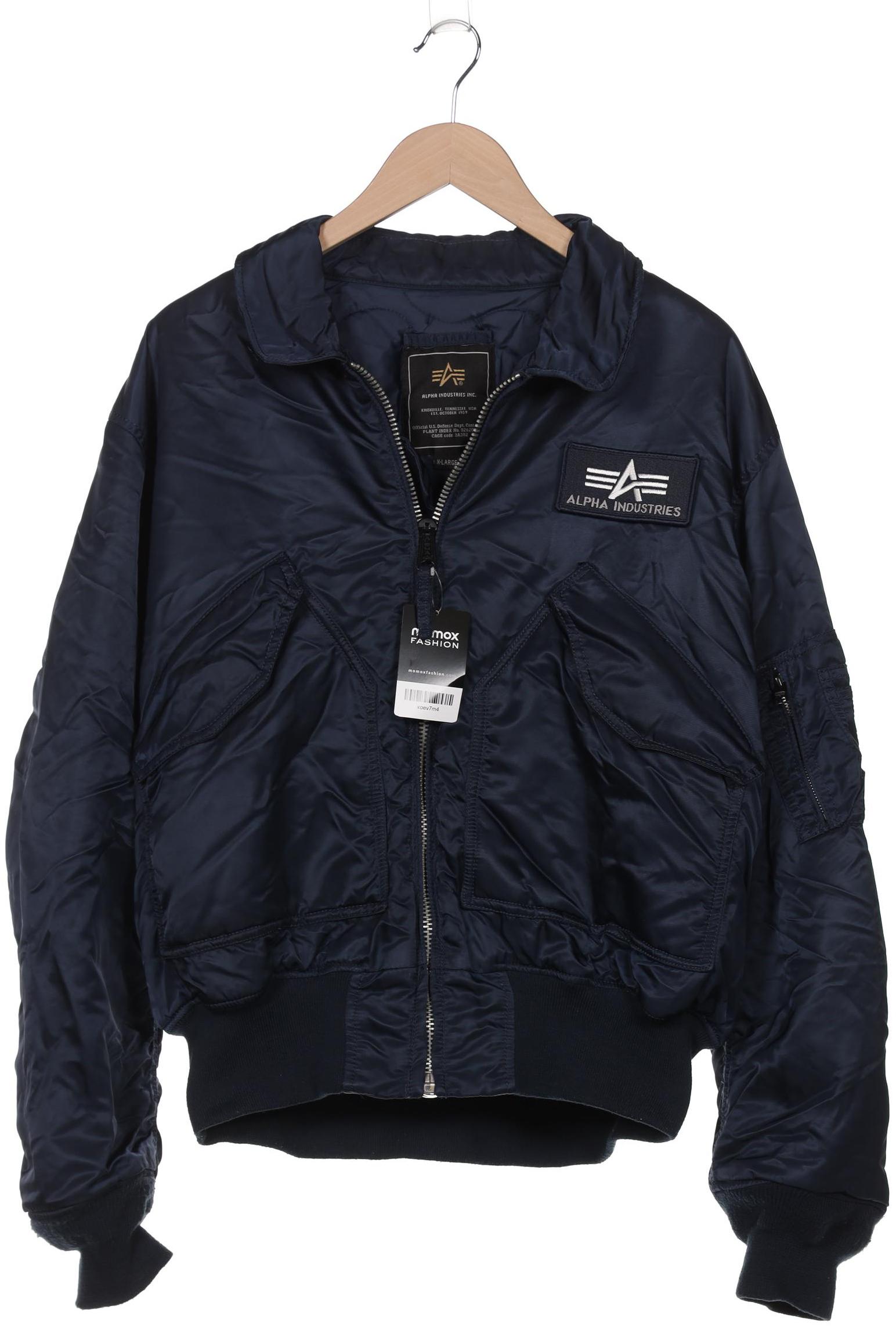 

Alpha industries Herren Jacke, marineblau, Gr. 54