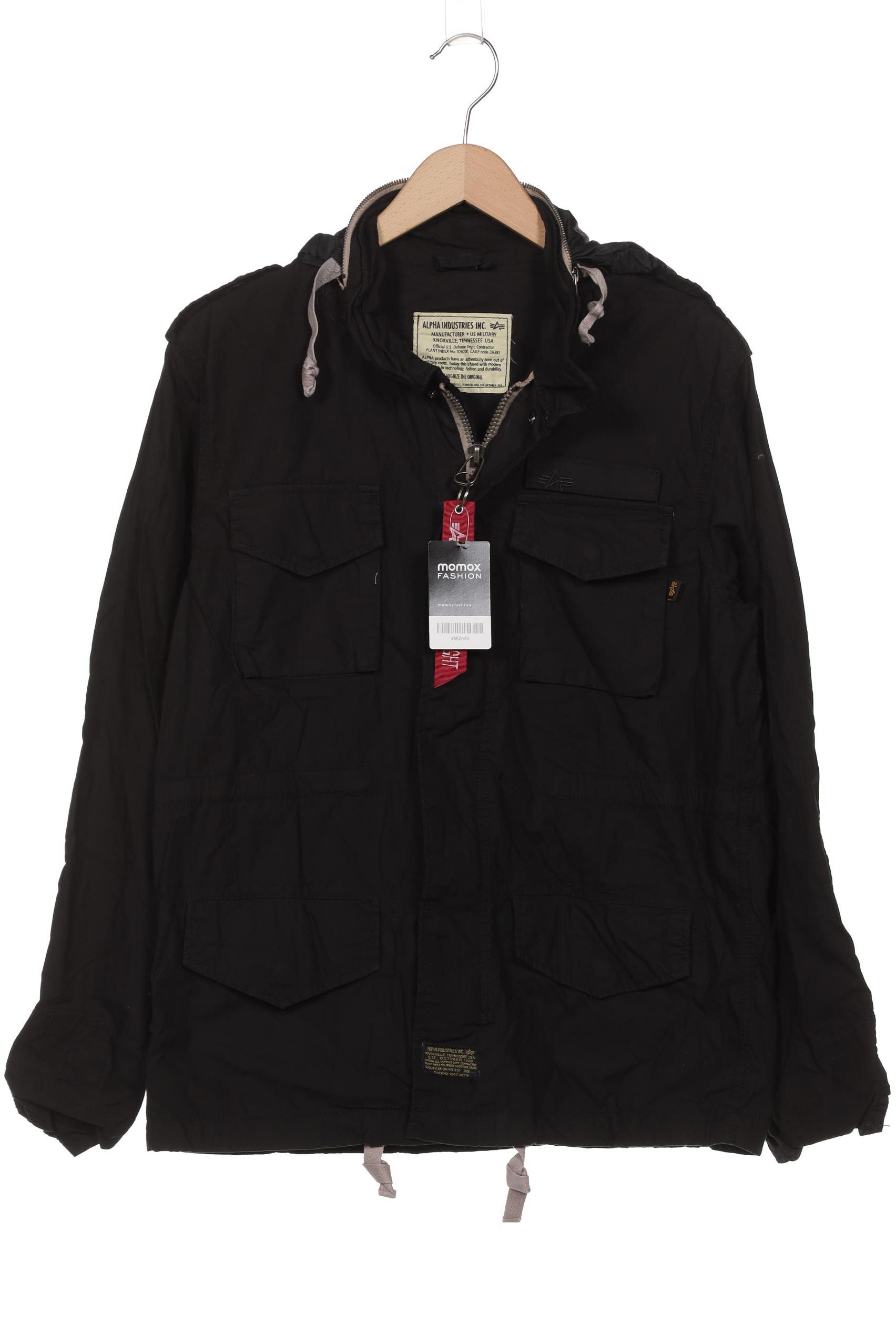 

Alpha industries Herren Jacke, schwarz, Gr. 48