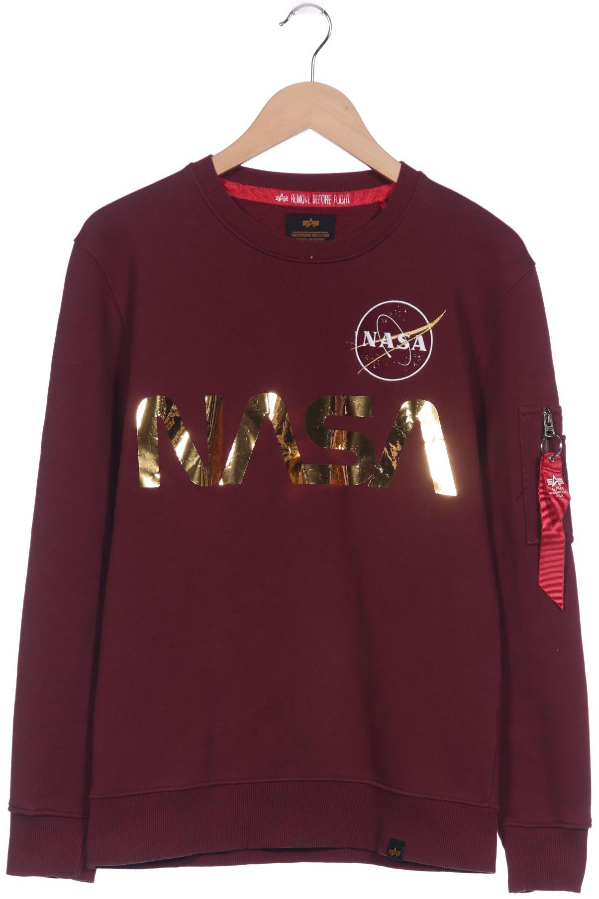 

Alpha industries Herren Sweatshirt, bordeaux, Gr. 46