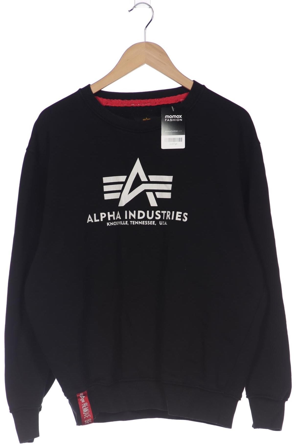

Alpha industries Herren Sweatshirt, schwarz, Gr. 54
