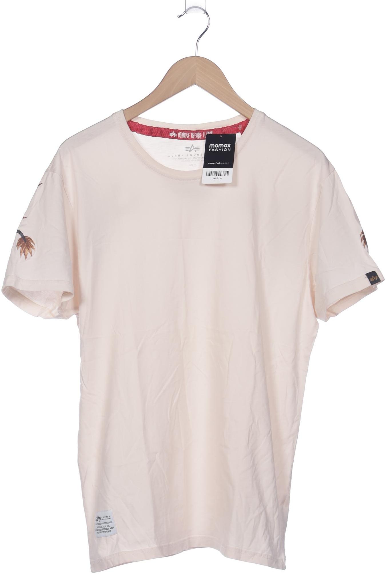 

Alpha industries Herren T-Shirt, cremeweiß, Gr. 54