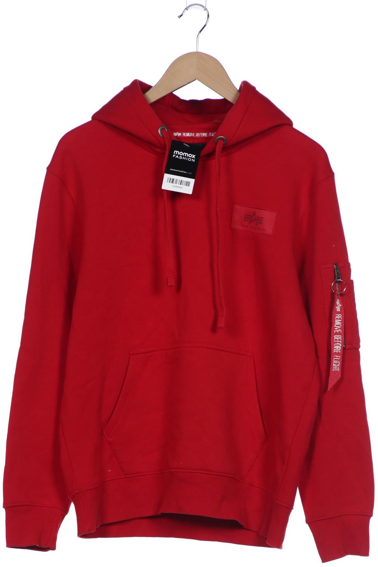 

Alpha industries Herren Kapuzenpullover, rot, Gr. 48