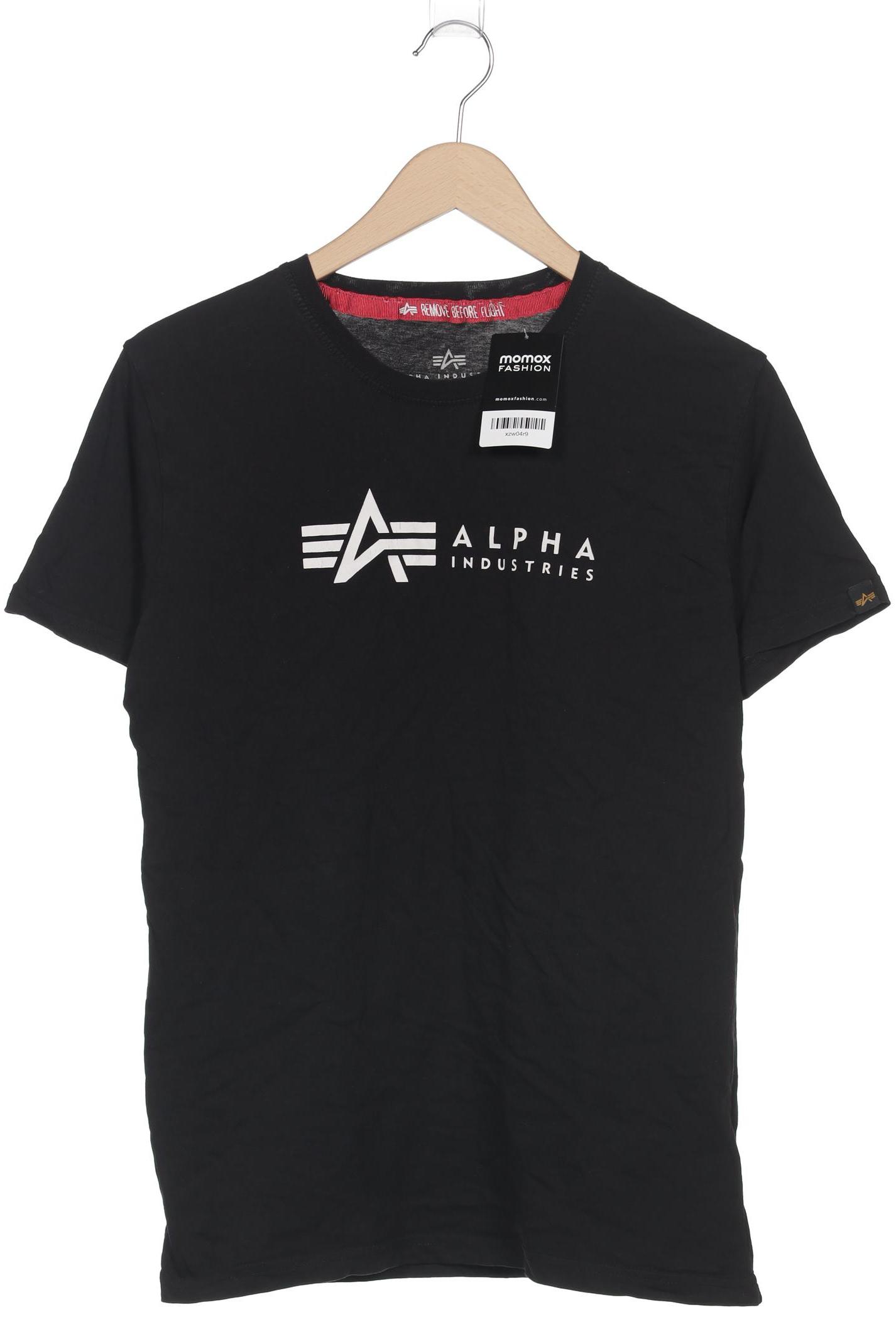 

Alpha industries Herren T-Shirt, schwarz, Gr. 48