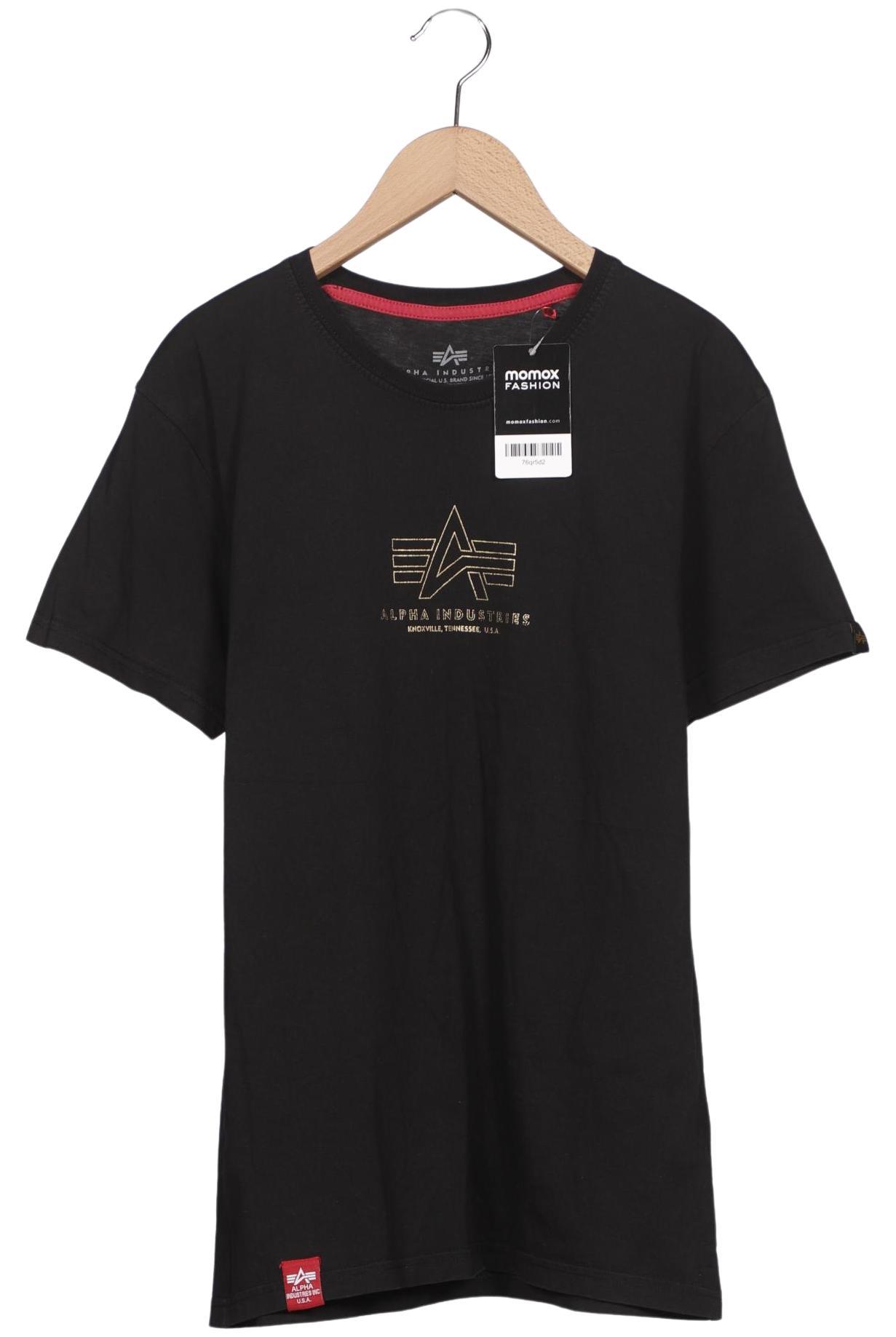 

Alpha industries Herren T-Shirt, schwarz, Gr. 48