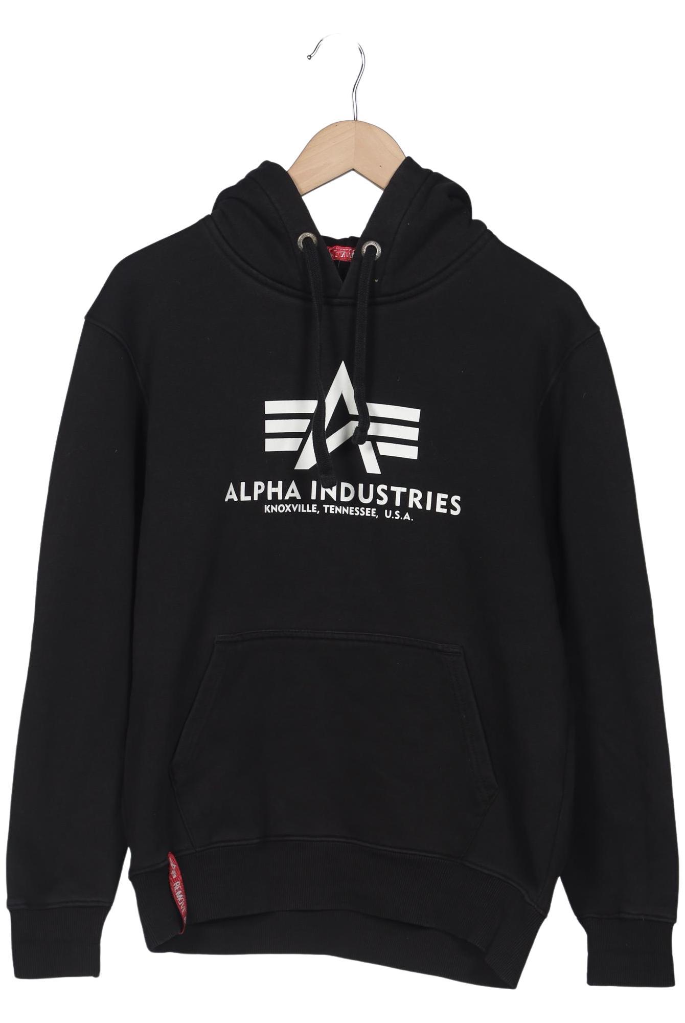 

Alpha industries Herren Kapuzenpullover, schwarz, Gr. 46
