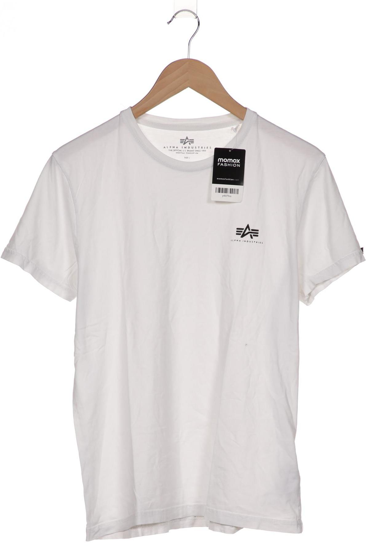 

Alpha industries Herren T-Shirt, weiß, Gr. 52