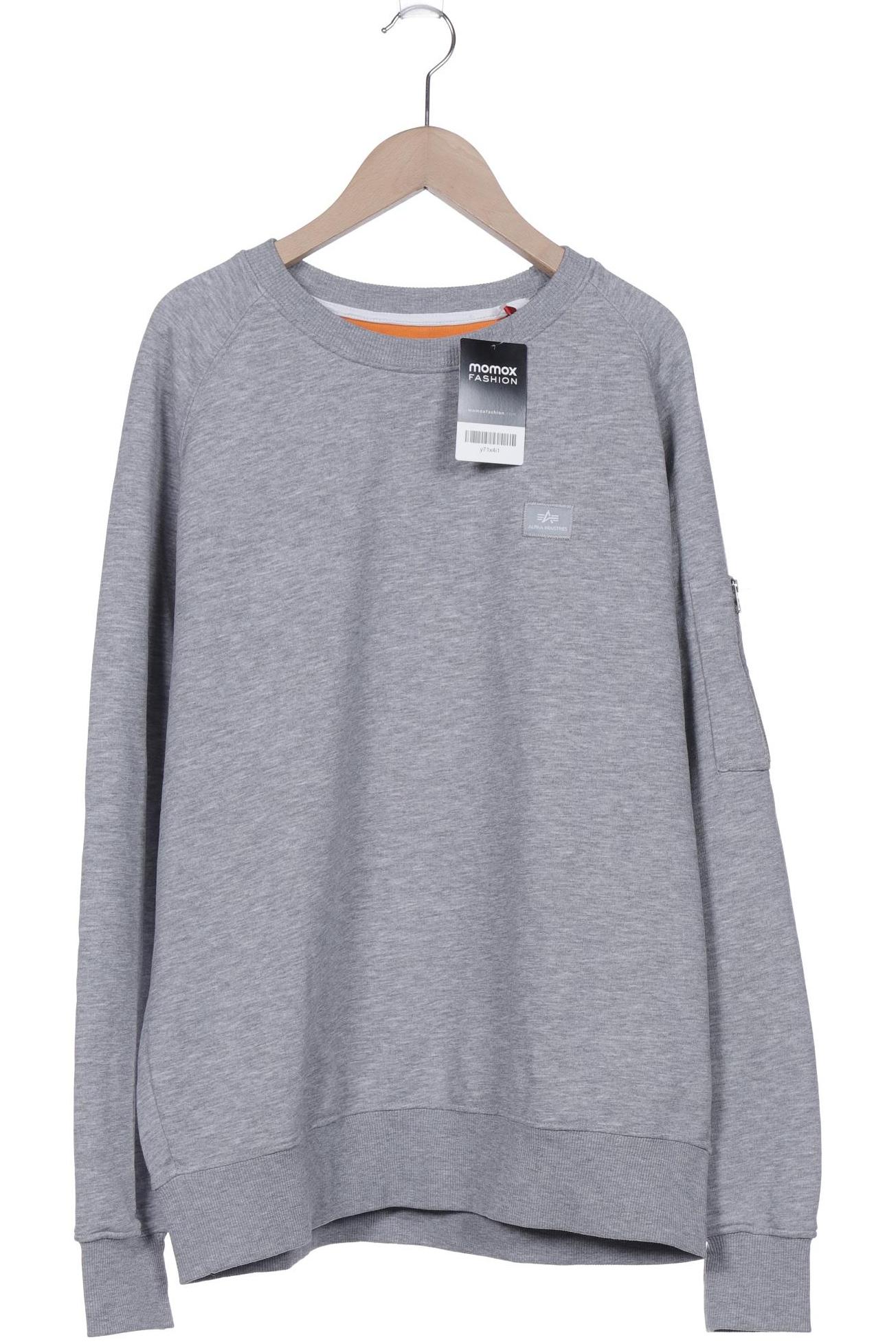 

Alpha industries Herren Sweatshirt, grau, Gr. 52