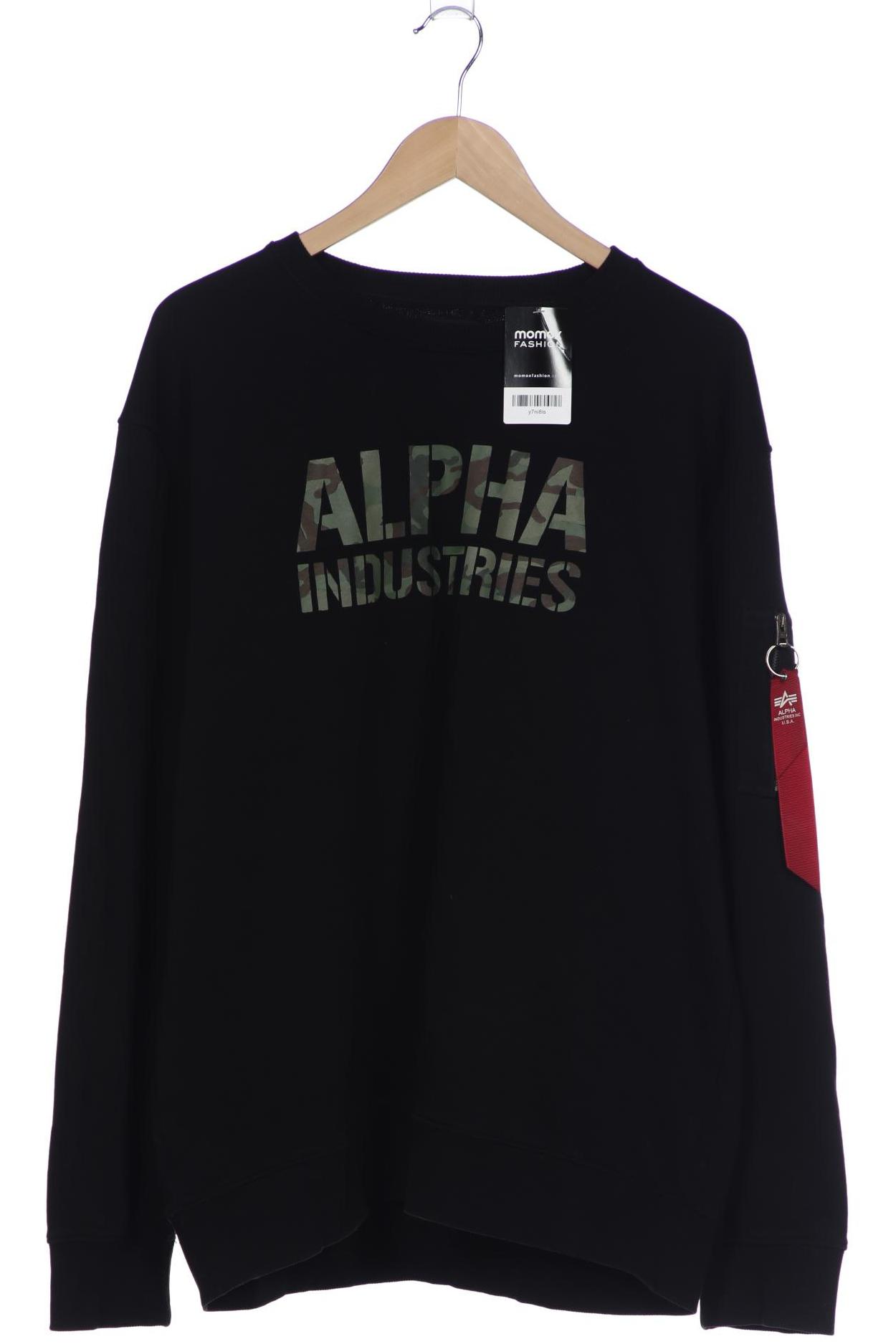 

Alpha industries Herren Sweatshirt, schwarz, Gr. 56