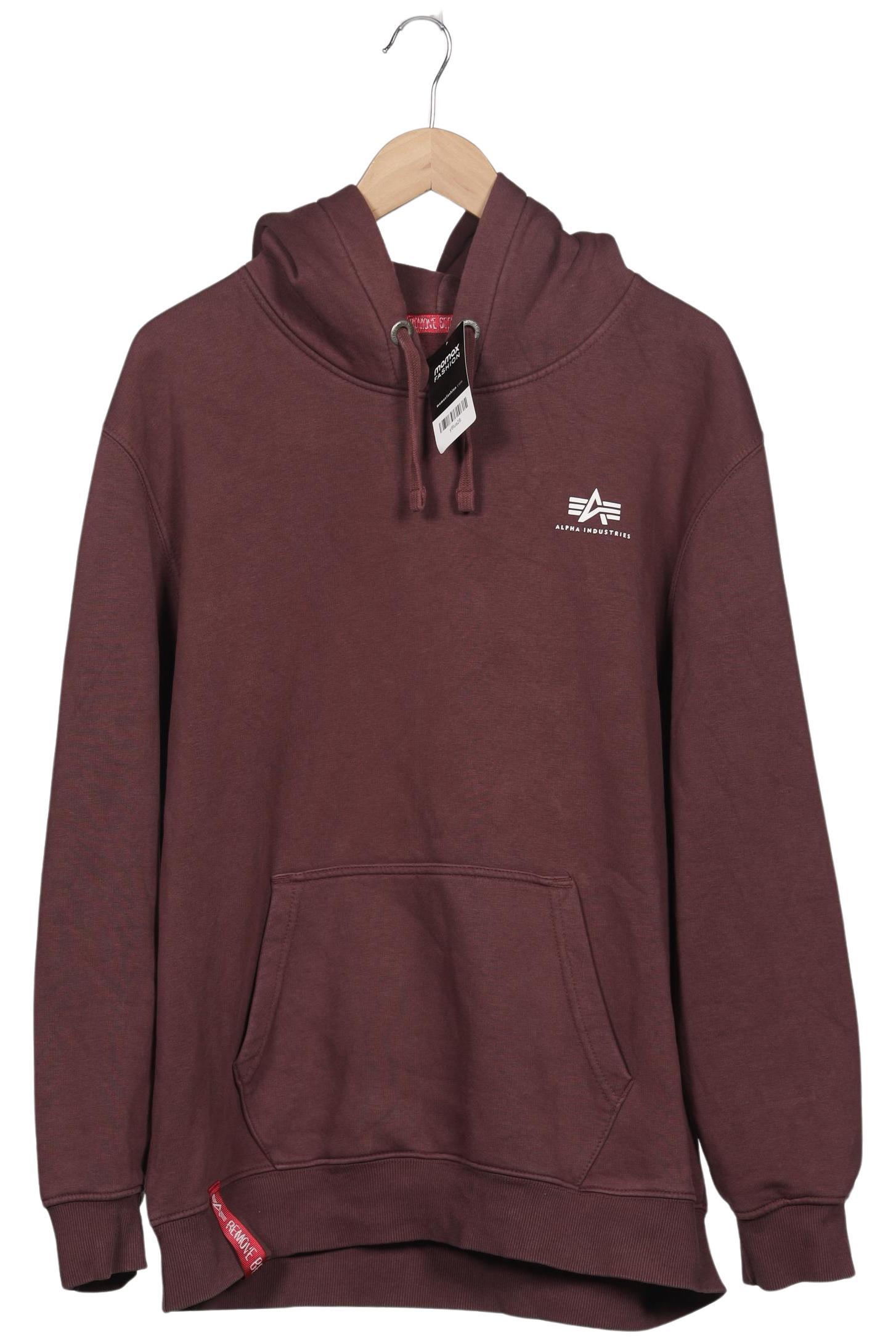 Thumbnail - Alpha industries Herren Kapuzenpullover, bordeaux, Gr. 56