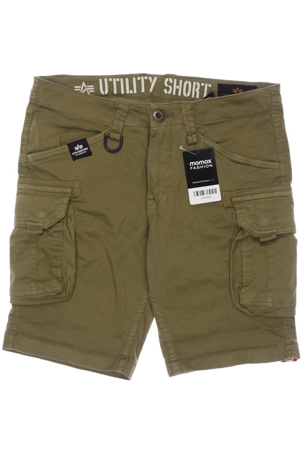 

Alpha industries Herren Shorts, grün, Gr. 28