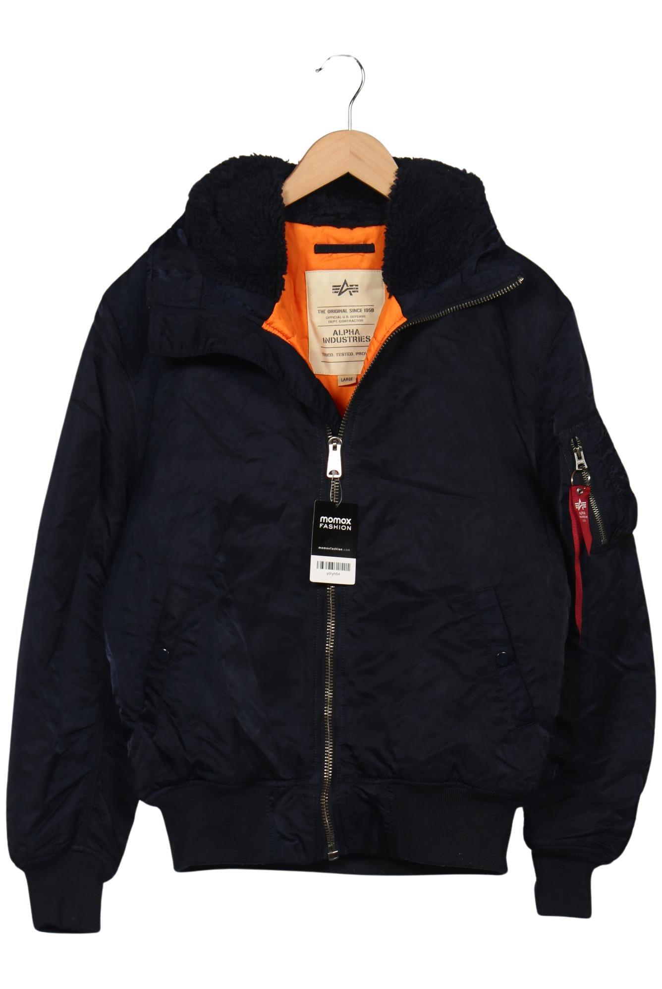 

Alpha industries Herren Jacke, marineblau, Gr. 52