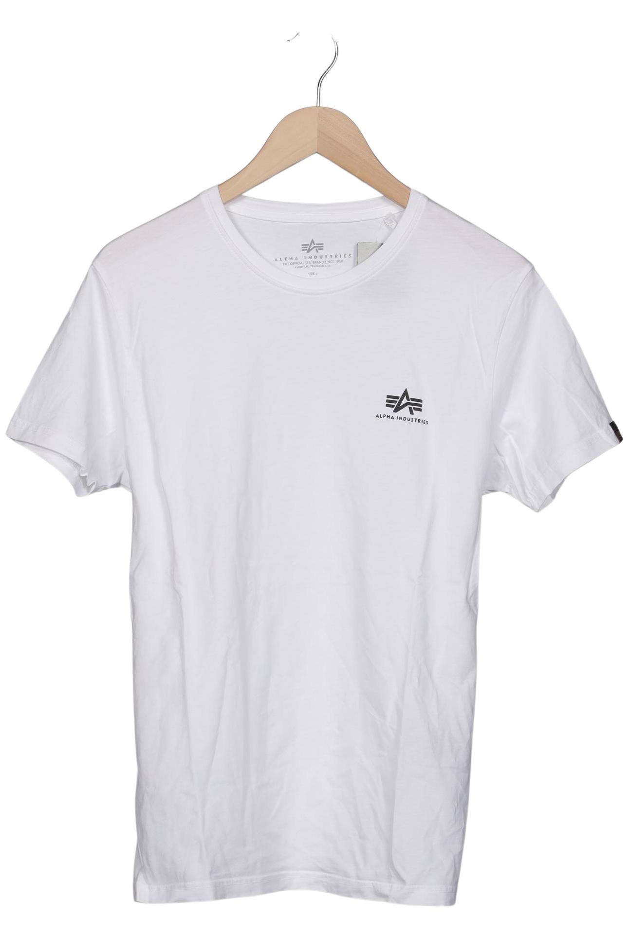 

Alpha industries Herren T-Shirt, weiß, Gr. 52