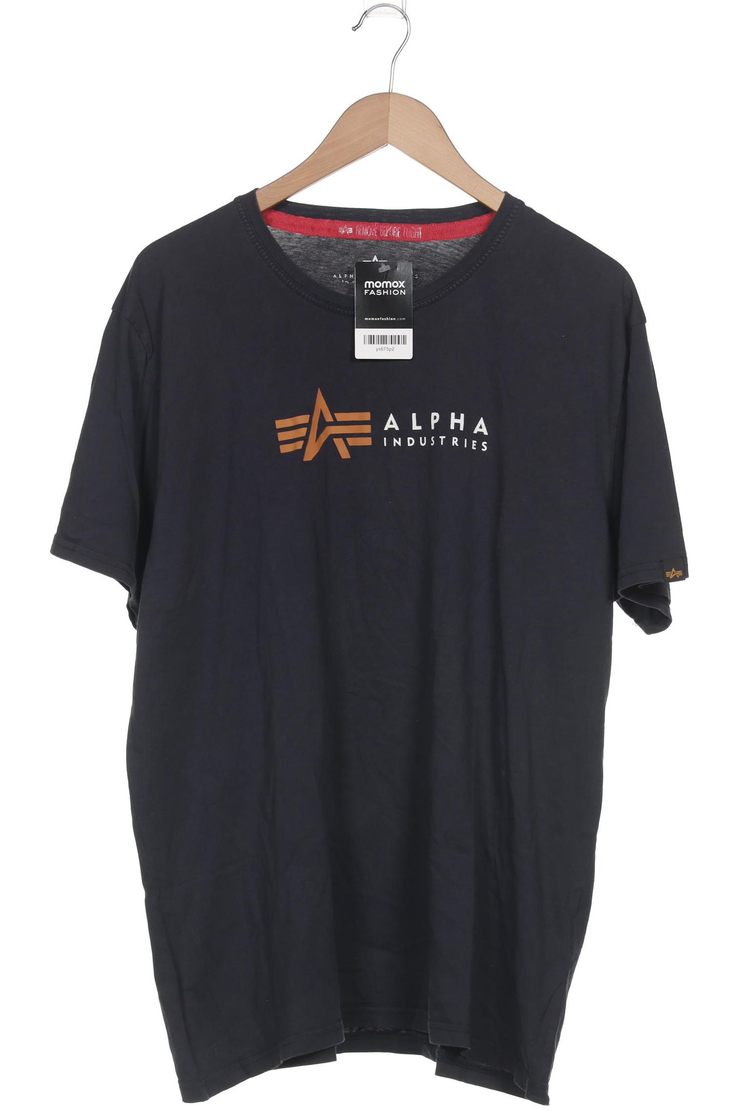 

Alpha industries Herren T-Shirt, marineblau, Gr. 58