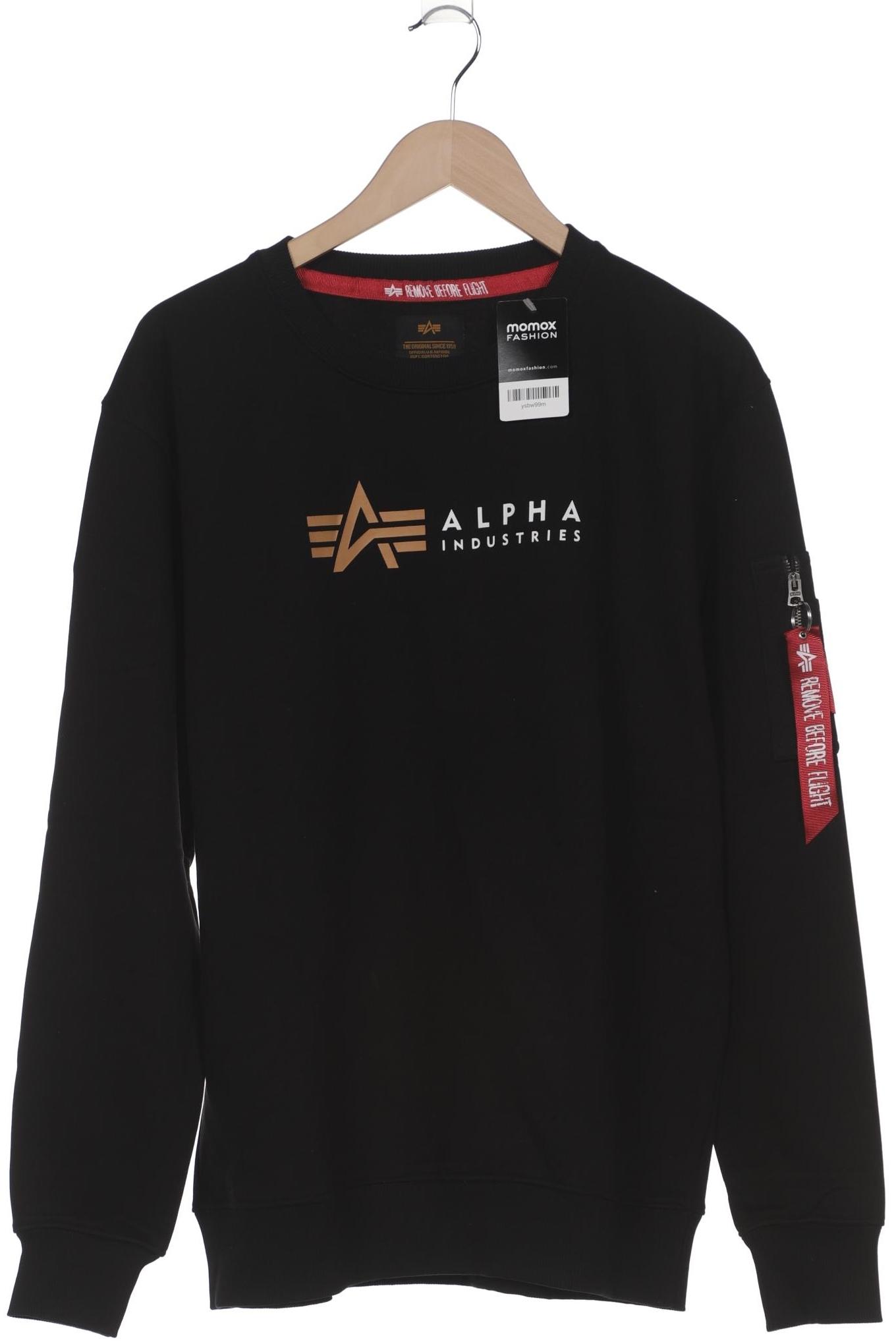 

Alpha industries Herren Sweatshirt, schwarz, Gr. 54