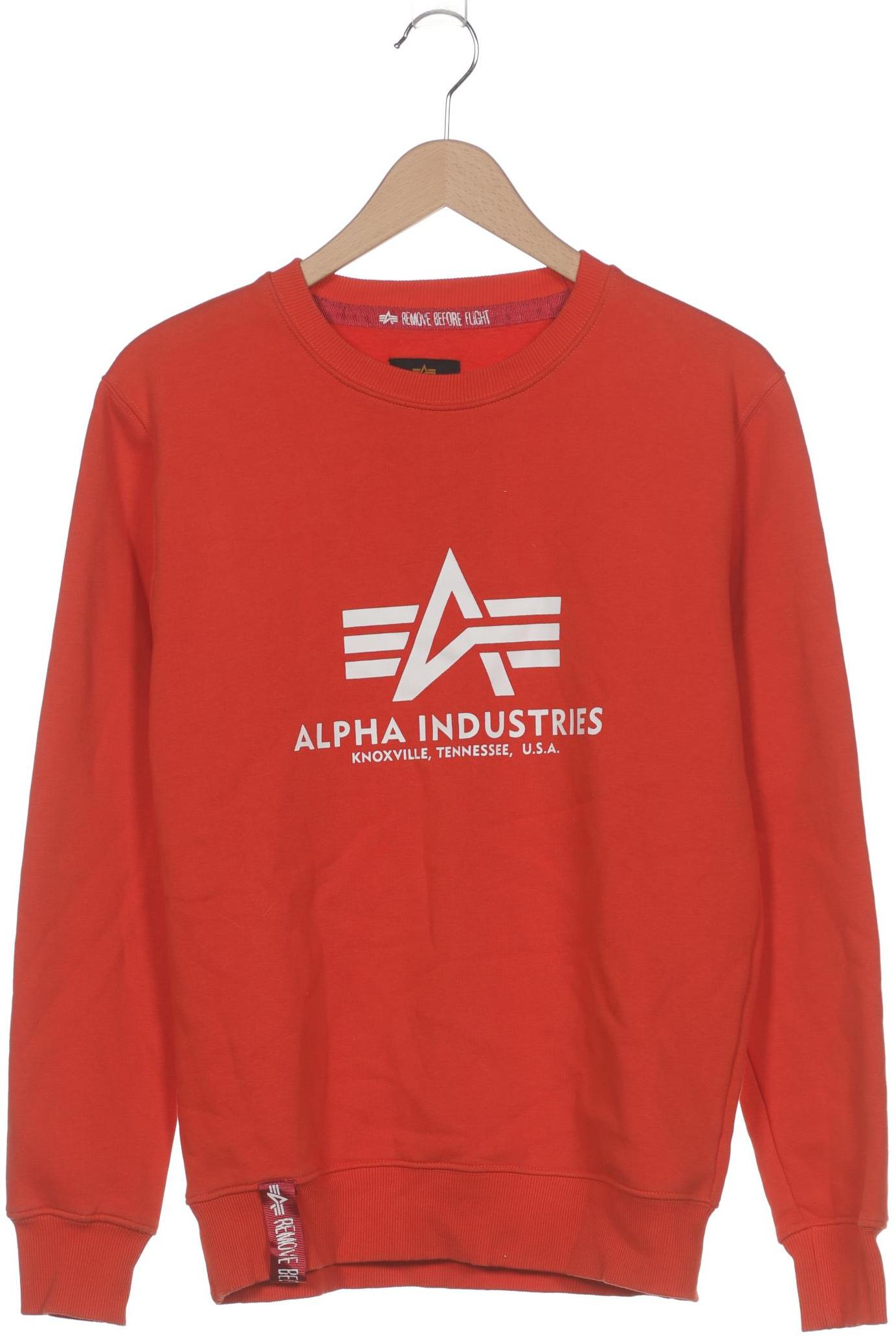 

Alpha industries Herren Pullover, rot, Gr. 46