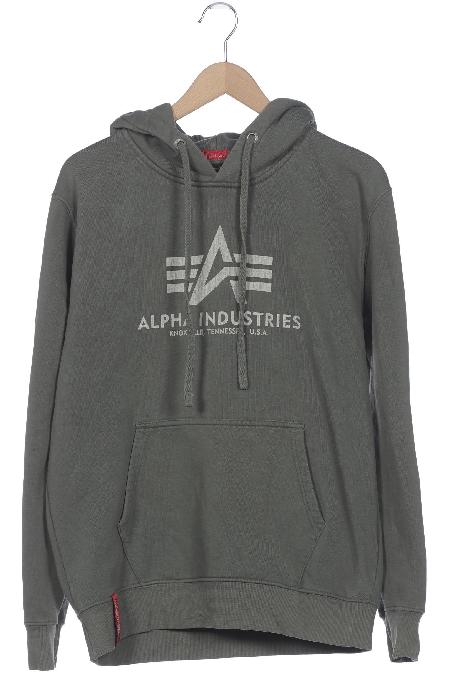 

Alpha industries Herren Kapuzenpullover, grün, Gr. 52