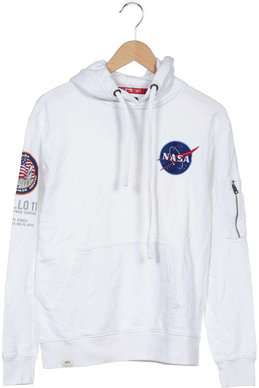 

Alpha industries Herren Kapuzenpullover, weiß