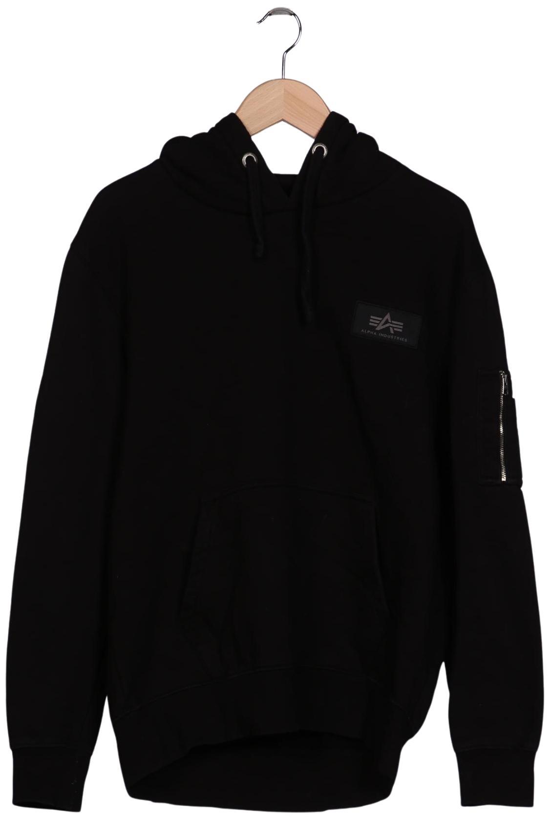 Thumbnail - Alpha industries Herren Kapuzenpullover, schwarz, Gr. 52