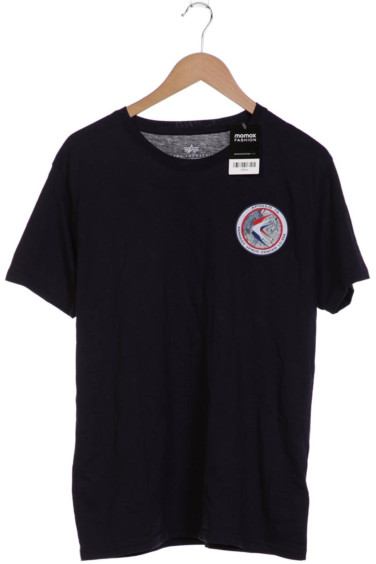 

Alpha industries Herren T-Shirt, marineblau, Gr. 52