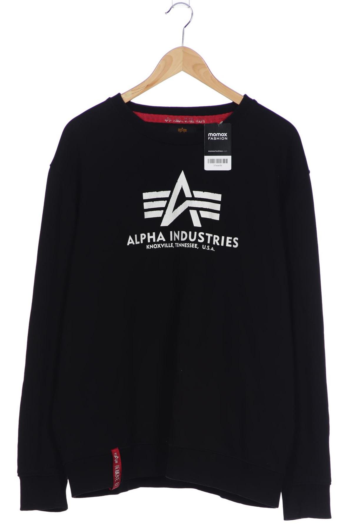 

Alpha industries Herren Sweatshirt, schwarz, Gr. 54