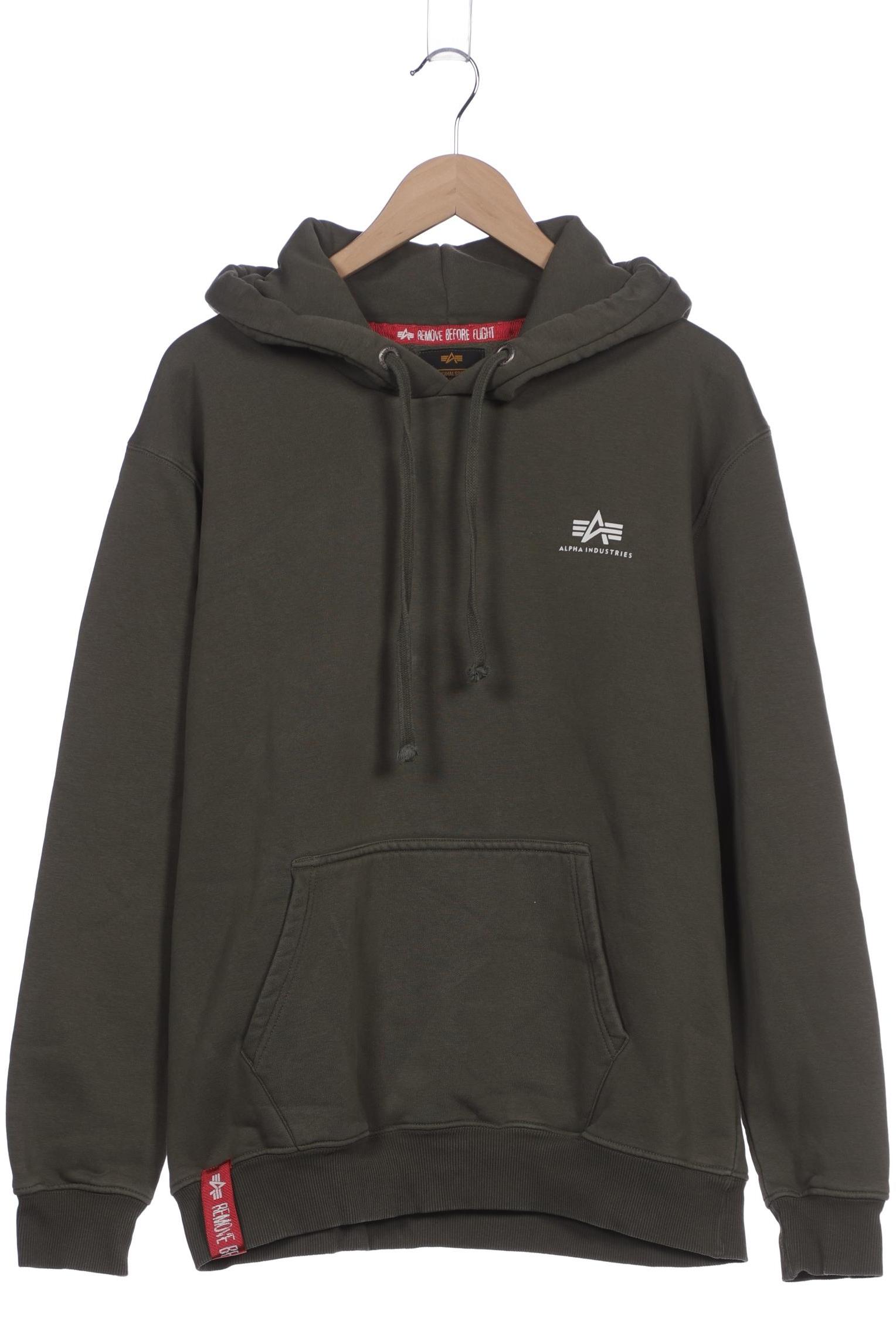 

Alpha industries Herren Kapuzenpullover, grün, Gr. 54