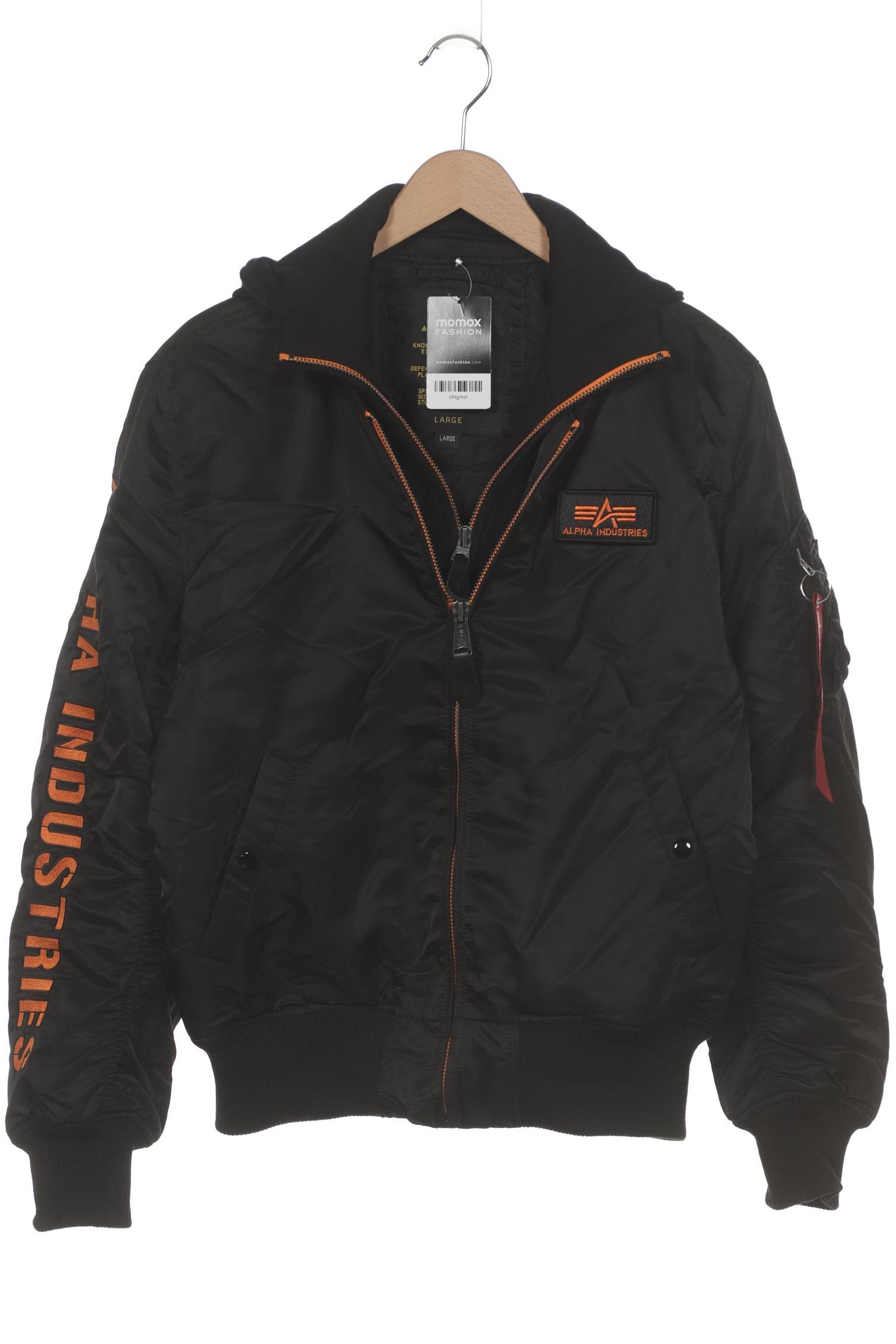 

Alpha industries Herren Jacke, schwarz, Gr. 52