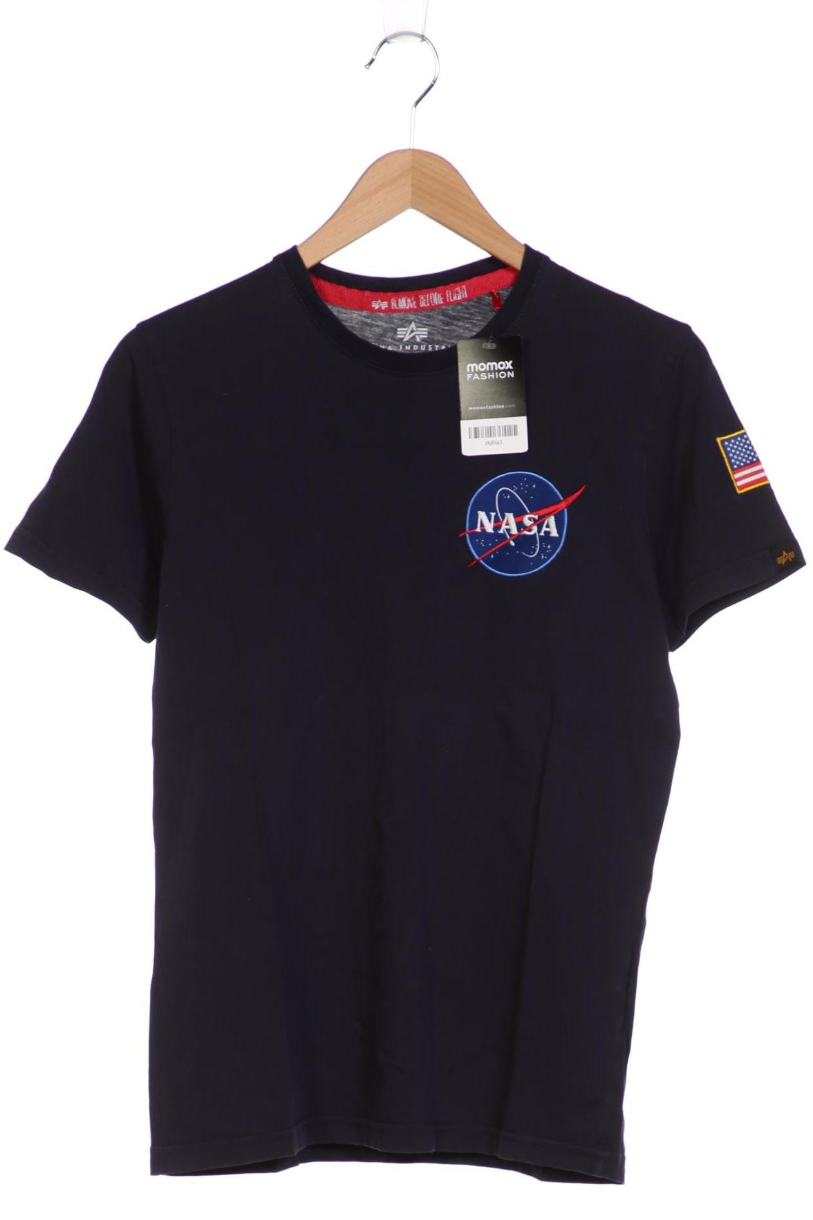 

Alpha industries Herren T-Shirt, marineblau, Gr. 46