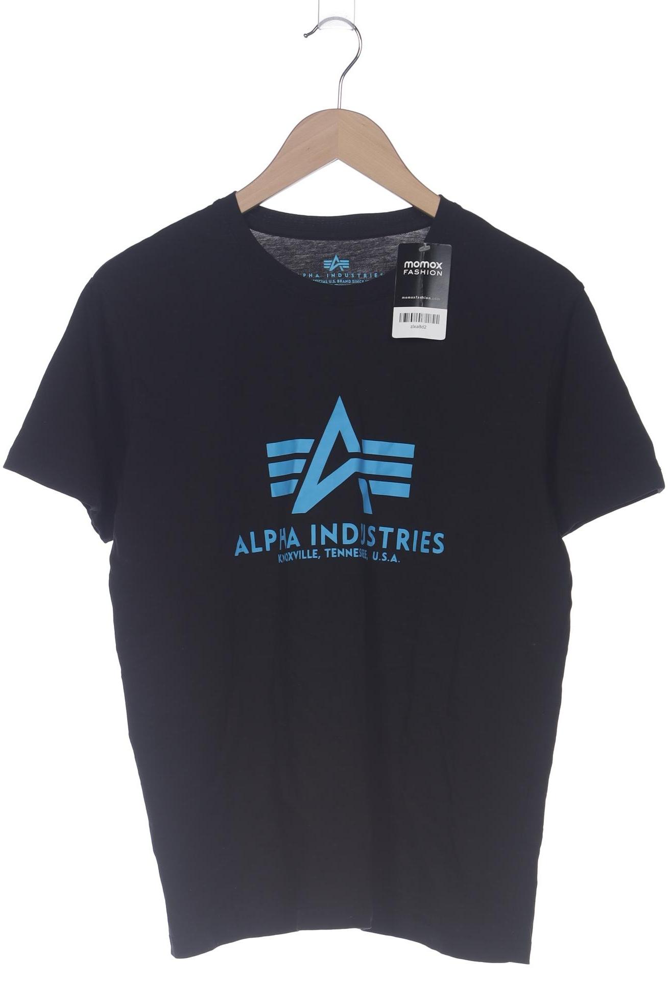 

Alpha industries Herren T-Shirt, schwarz, Gr. 48