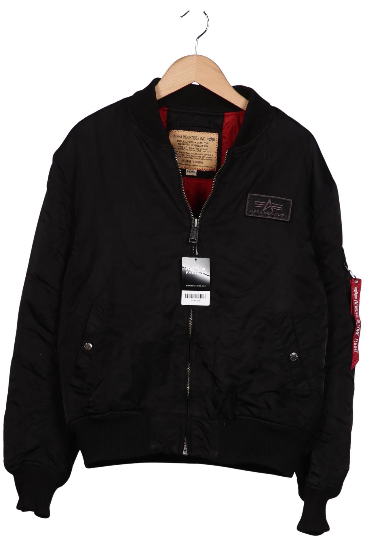 

Alpha industries Herren Jacke, schwarz, Gr. 54