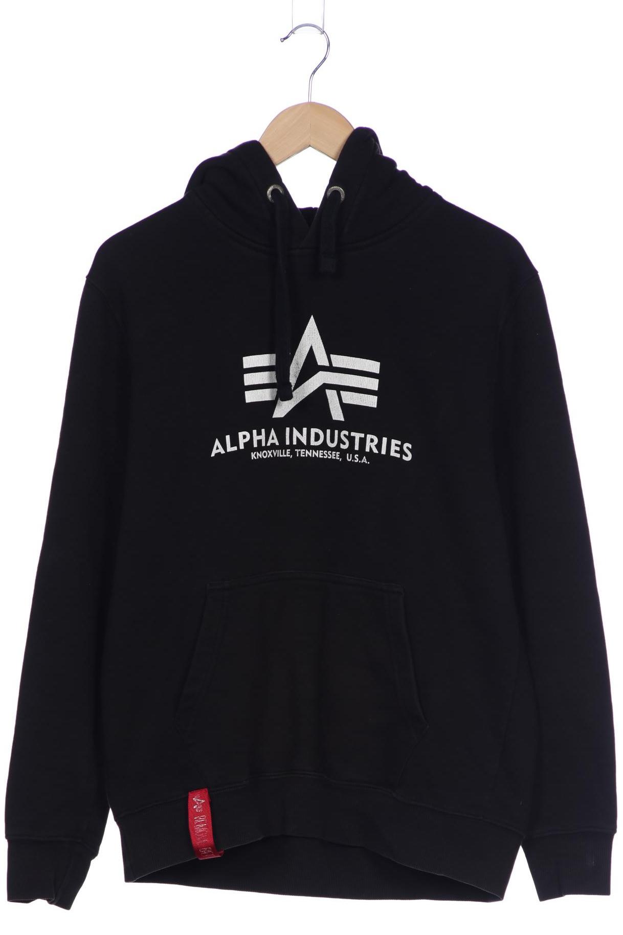 

Alpha industries Herren Kapuzenpullover, schwarz, Gr. 52