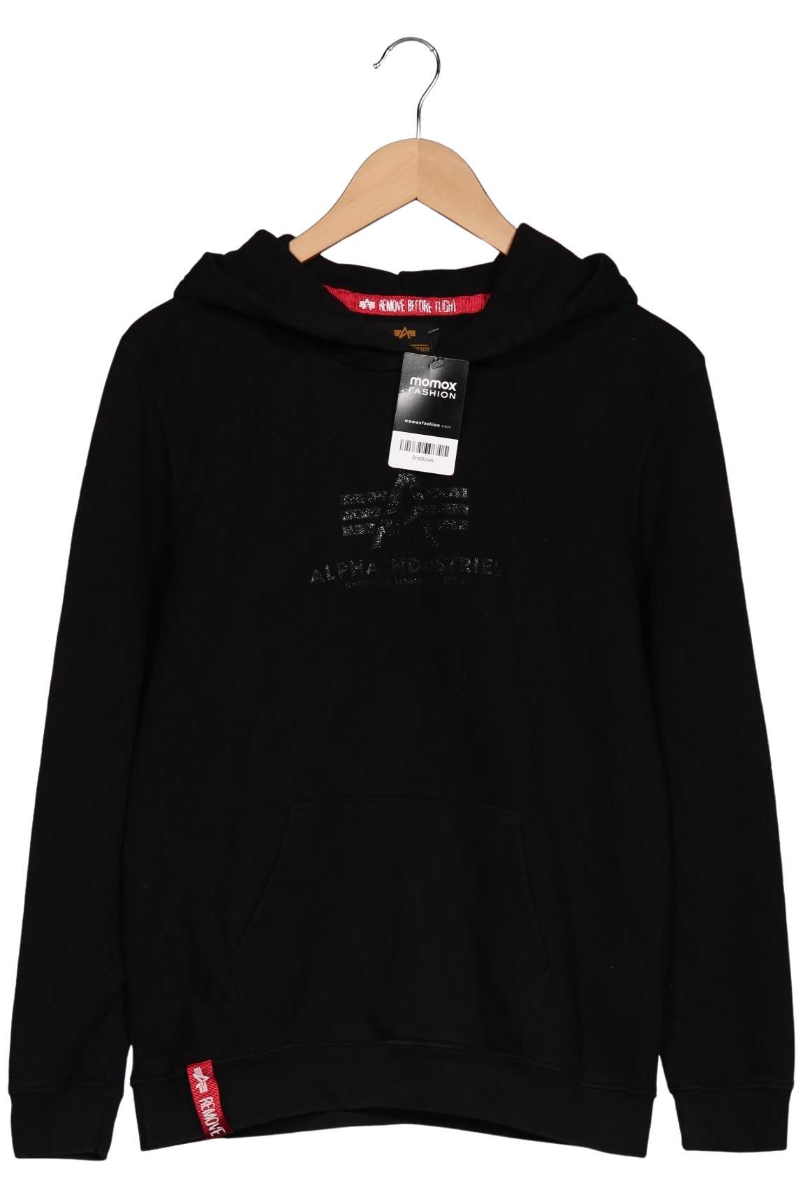 

Alpha industries Herren Kapuzenpullover, schwarz, Gr. 48