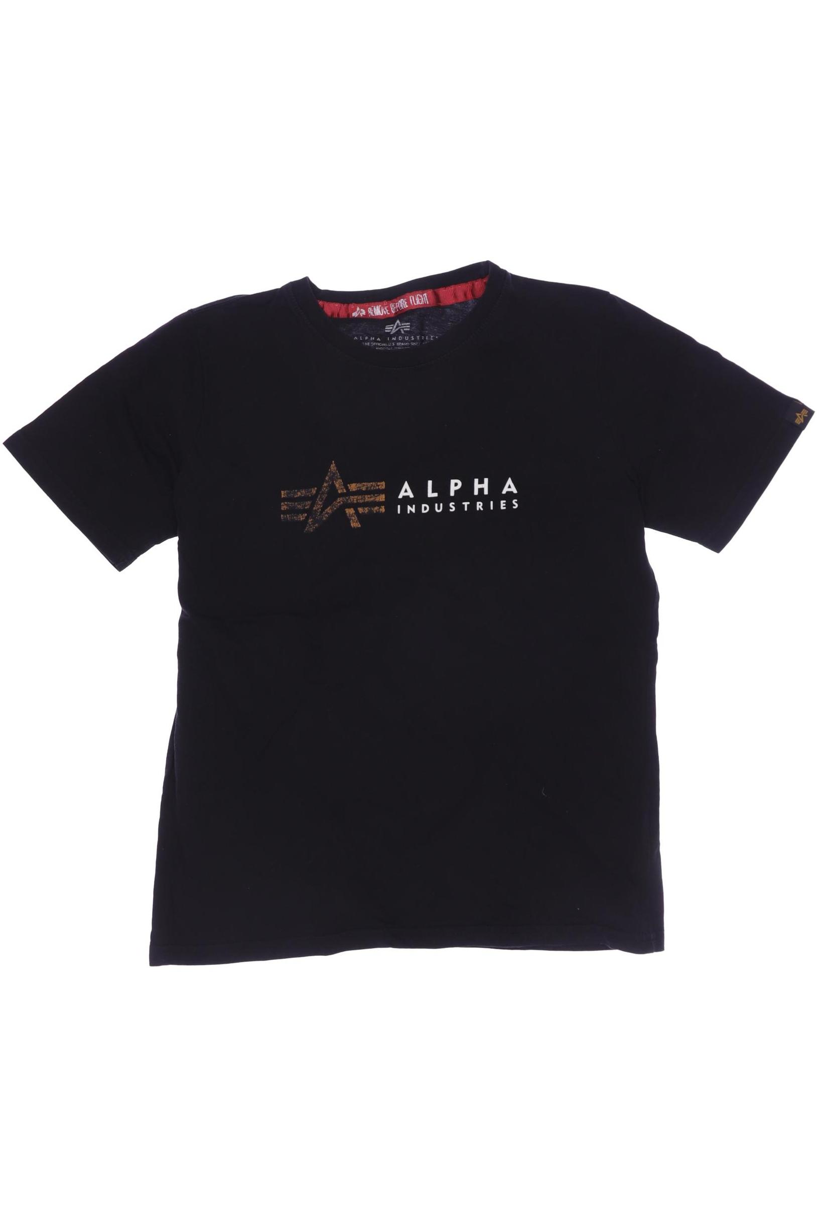 

Alpha industries Jungen T-Shirt, schwarz