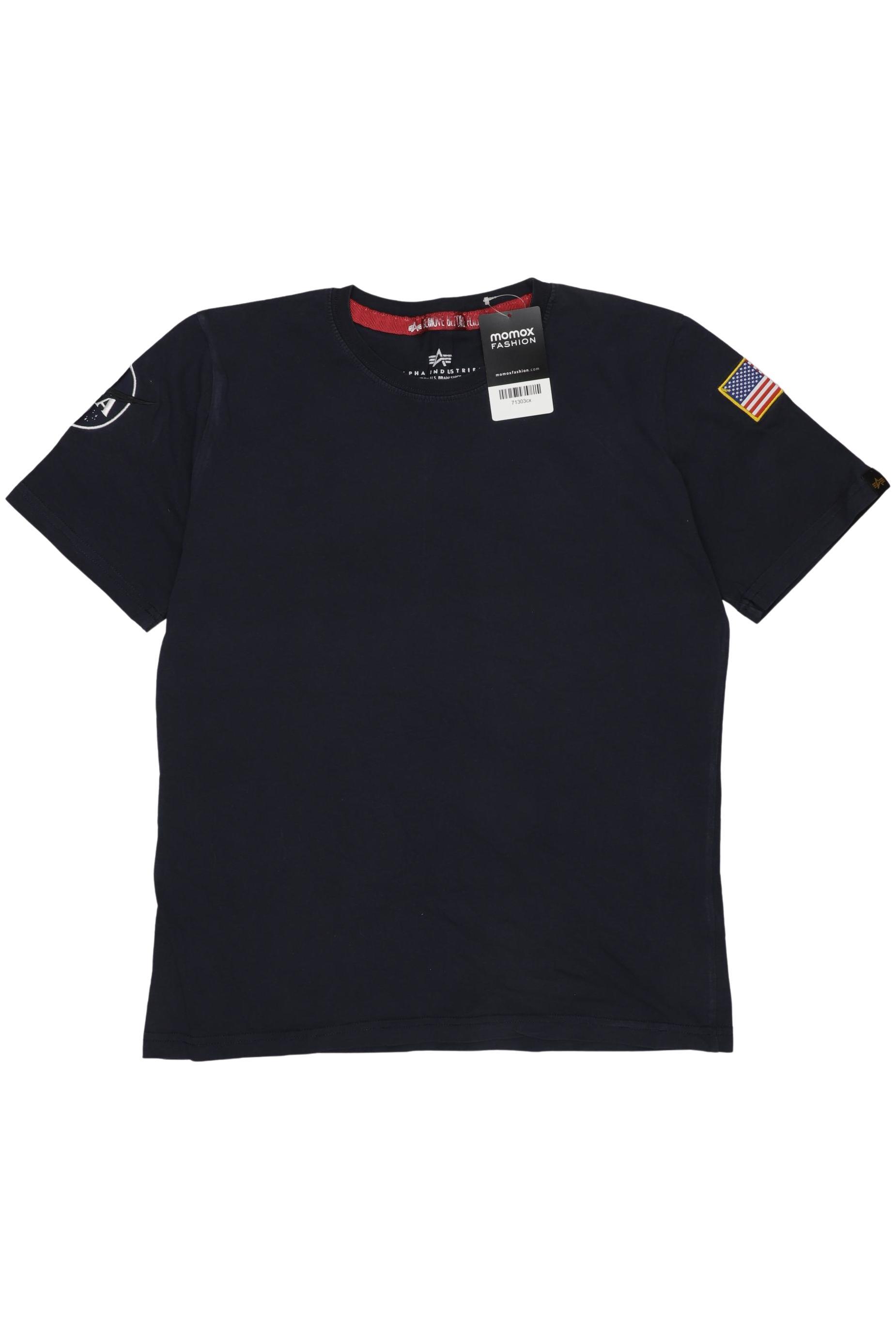 

Alpha industries Herren T-Shirt, marineblau, Gr. 176