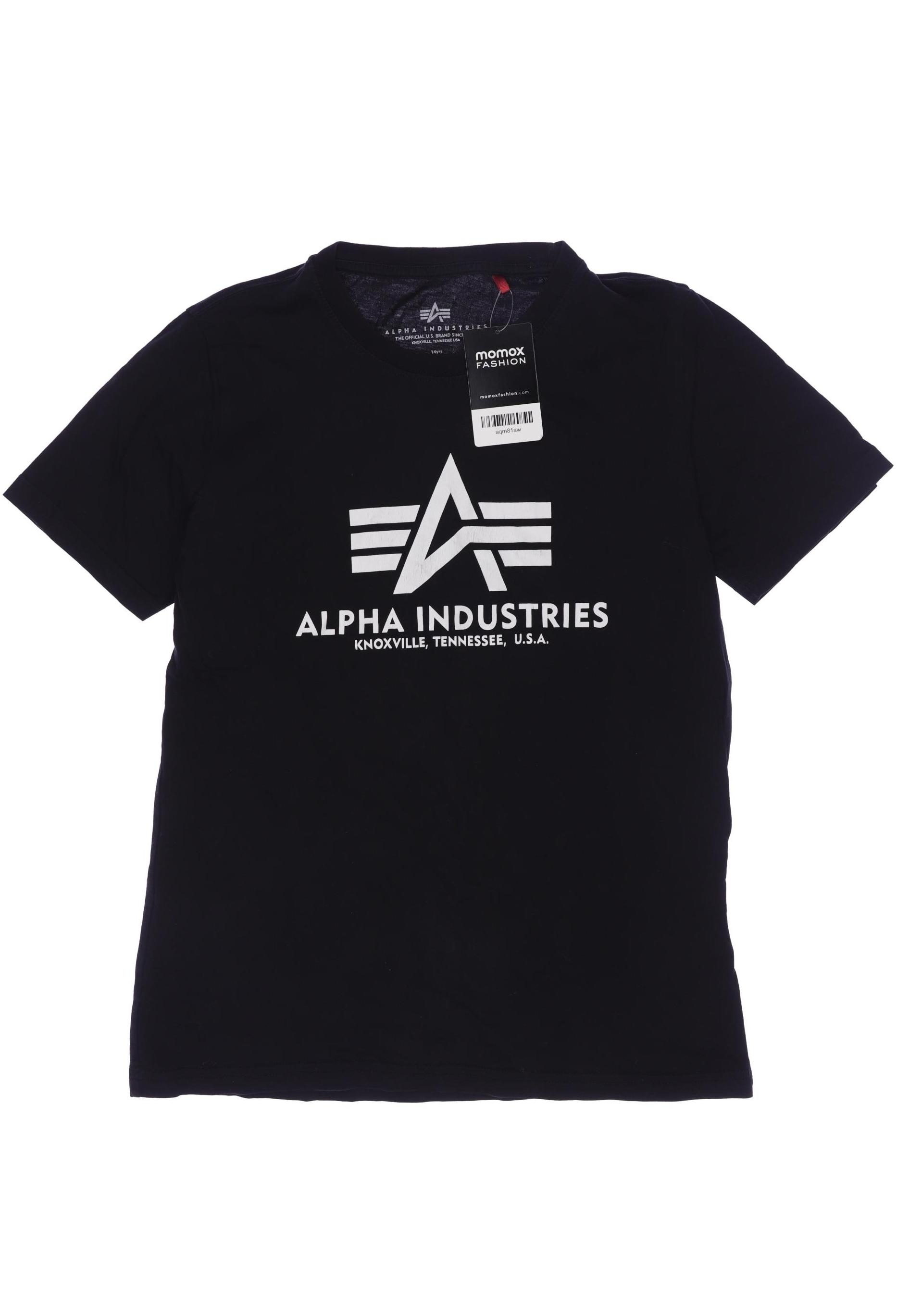 

Alpha industries Herren T-Shirt, schwarz, Gr. 164