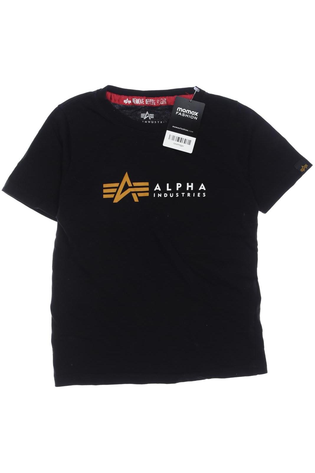 

Alpha industries Herren T-Shirt, schwarz, Gr. 128